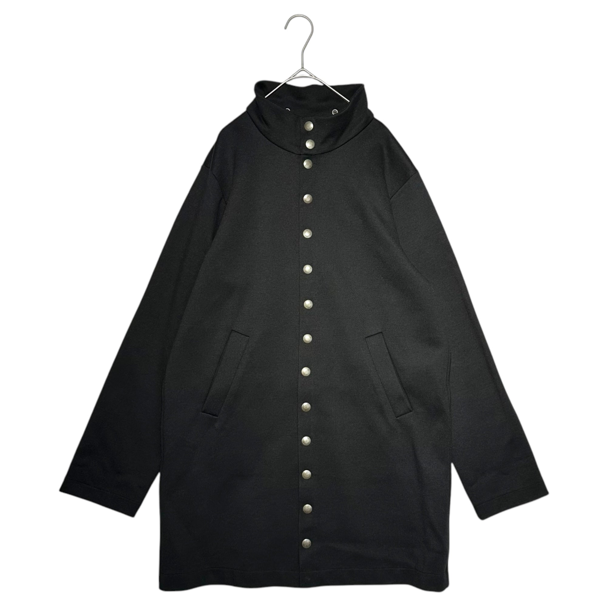 Agnes b. homme(アニエスベーオム) Snap Button Hooded Coat スナップ ボタン フーデッド コート H193JDX6 S ブラック