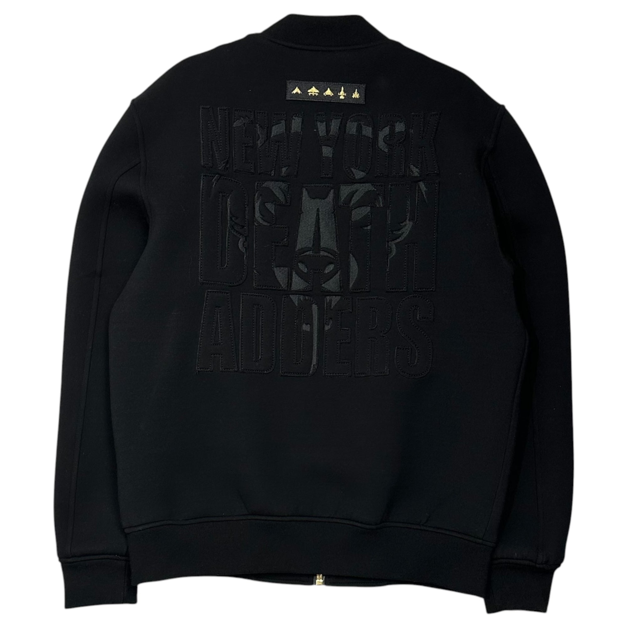 MISHKA(ミシカ) NEW YORK DEATH ADDERS Bomber Jacket ニューヨーク デスアダーズ ボンバー ジャケット MAW160531 L ブラック ブルゾン
