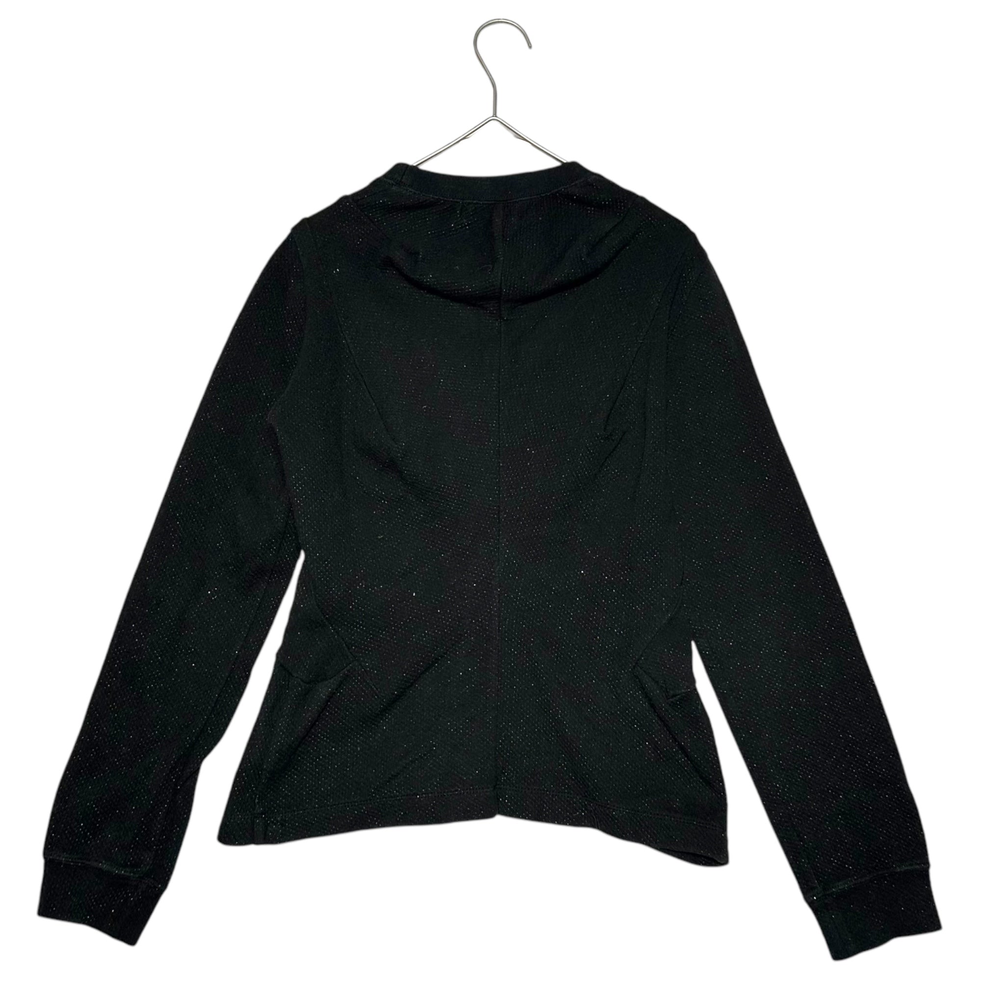 COMME des GARCONS JUNYA WATANABE(コムデギャルソンジュンヤワタナベ) 05AW Deformed cotton poly long sleeve cut and sew 変形 コットン ポリ 長袖 カットソー JP-T005 FREE ブラック AD2005