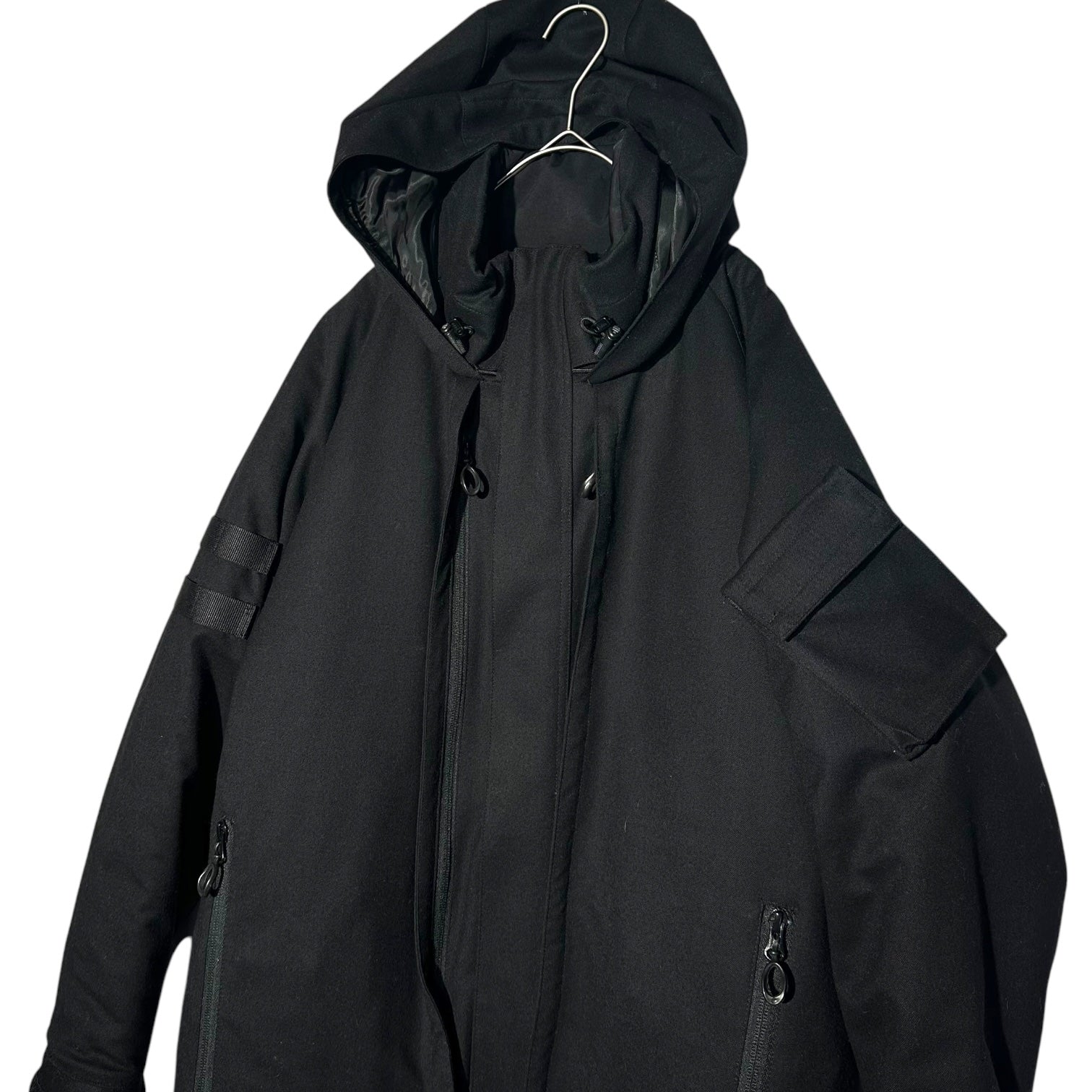 MOUT RECON TAILOR(マウトリーコンテーラー) 19AW Insulation Shooting Jacket インサレーション シューティング ジャケット MOUT-19AW-001 44(S程度) ブラック schoeller社 c_change 中綿 マウンテンパーカー