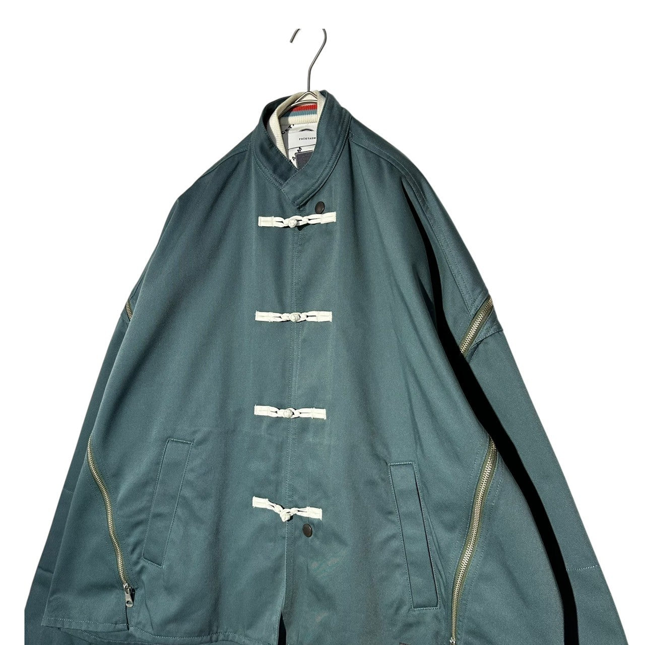 FACETASM×DICKIES(ファセッタズム×ディッキーズ) KUNG-FU JACKET カンフー ジャケット MORK-JK-U03 3(S) ブルー ブルゾン