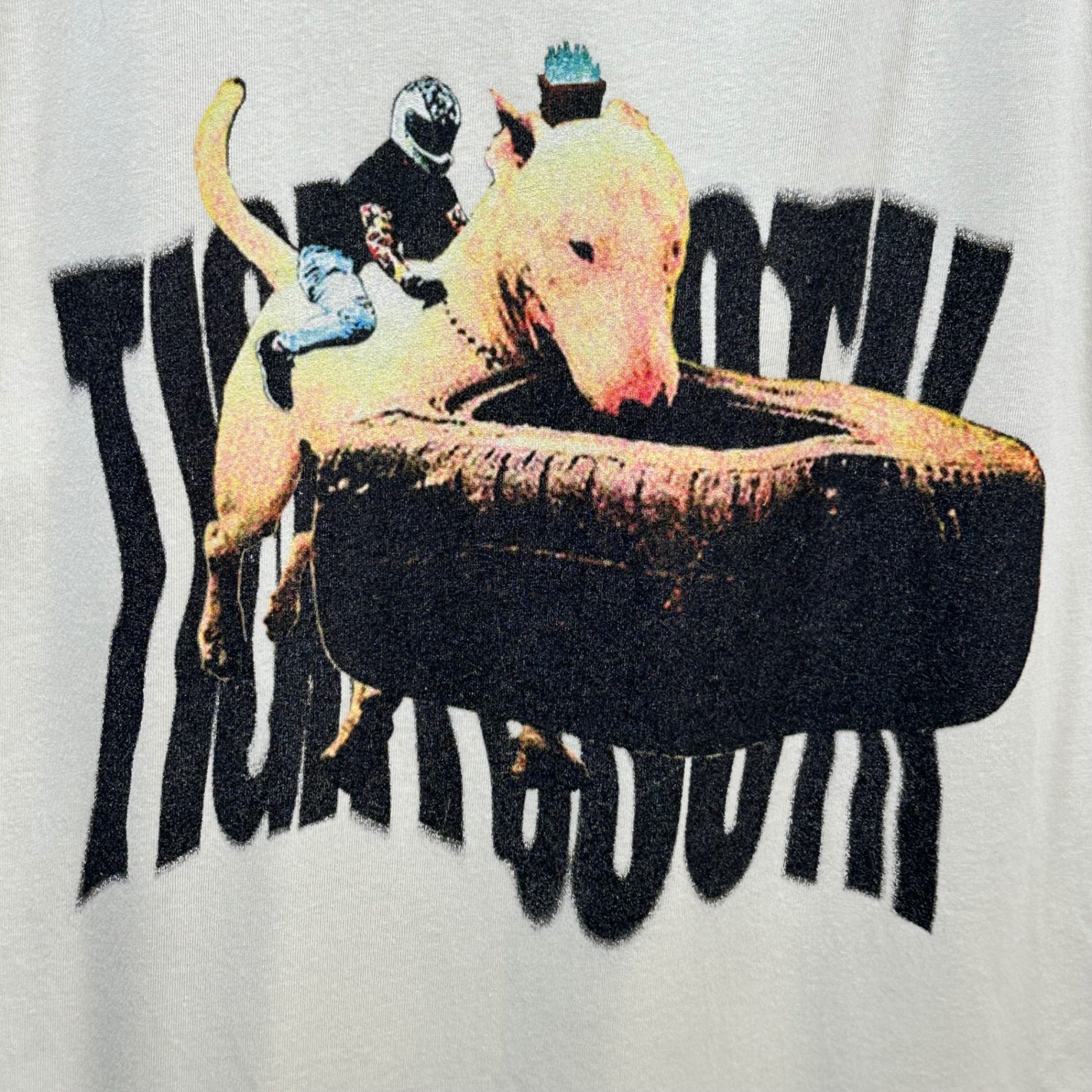 TIGHTBOOTH(タイトブース) KILLER BONG BITE IT T-SHIRT プリント Tシャツ TBPR SU23-T06 L ホワイト 完売品