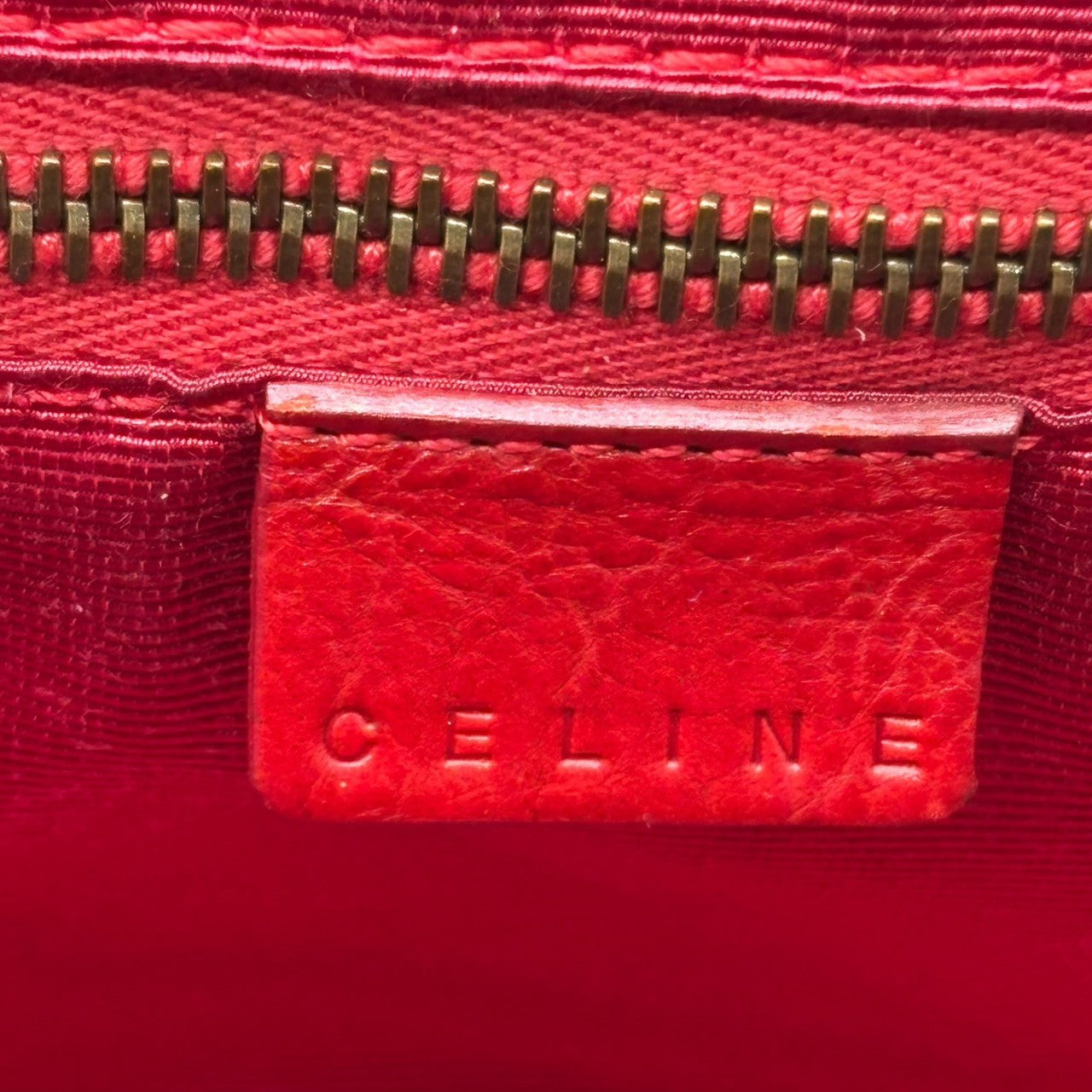 CELINE(セリーヌ) Vintage PARIS Limited Edition Ella Frame Hand Bag ヴィンテージ パリ 限定 エラ フレーム ハンド バッグ CE00/24 レッド ユニオンジャック