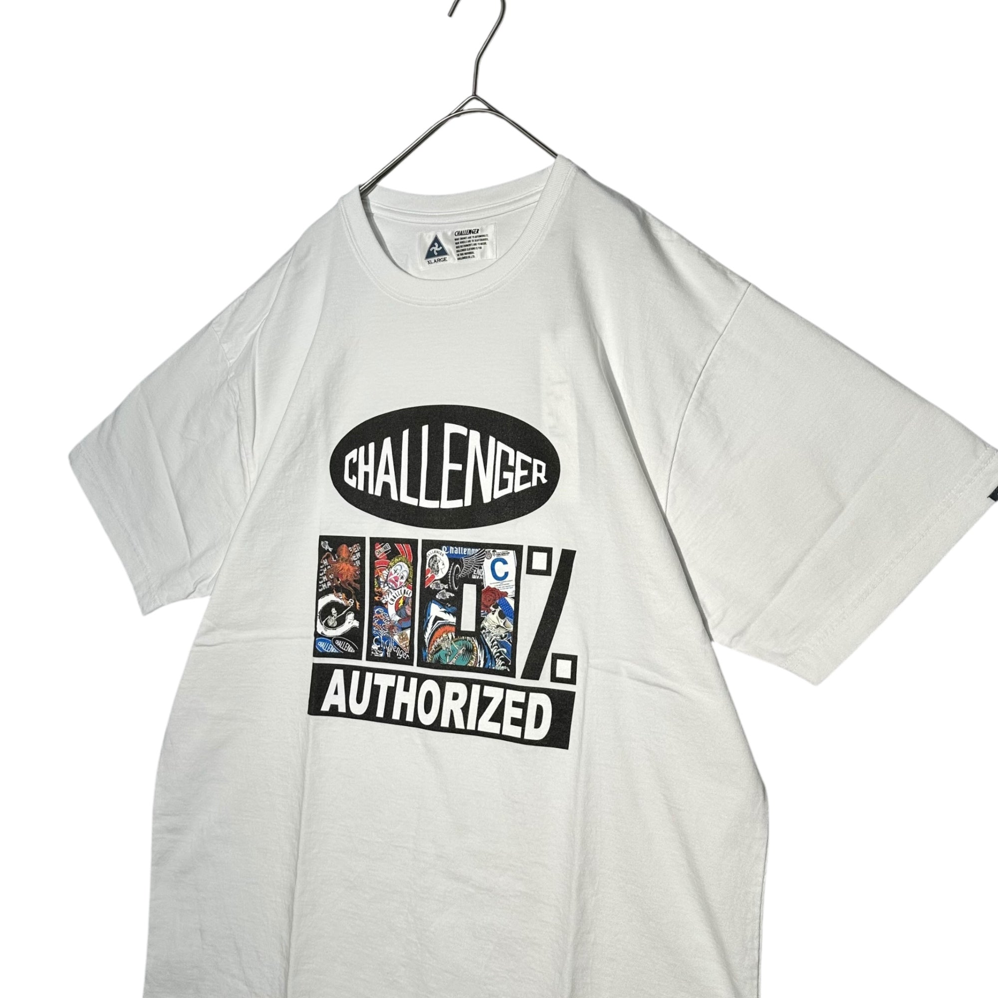 CHALLENGER(チャレンジャー) 15th ANNIVERSARY POP-UP限定 AUTHORIZED TEE 15周年 ポップアップ限定 Tシャツ CLG-TS 024-037 XL ホワイト×ブラック×マルチカラー “ROC” Ruins of CHALLENGER-