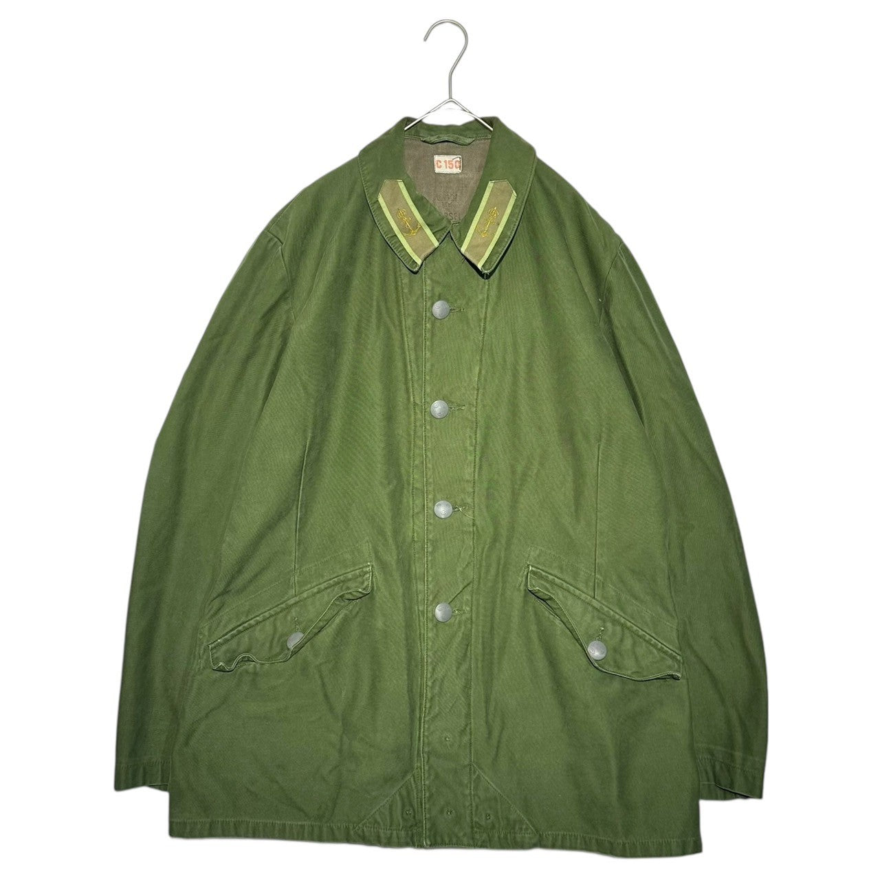 Swedish army(スウェーデン軍) 70's M-59 Field Jacket フィールド ジャケット C150(L程度) オリーブ 70年代 1976年製 NORSEL ミリタリー