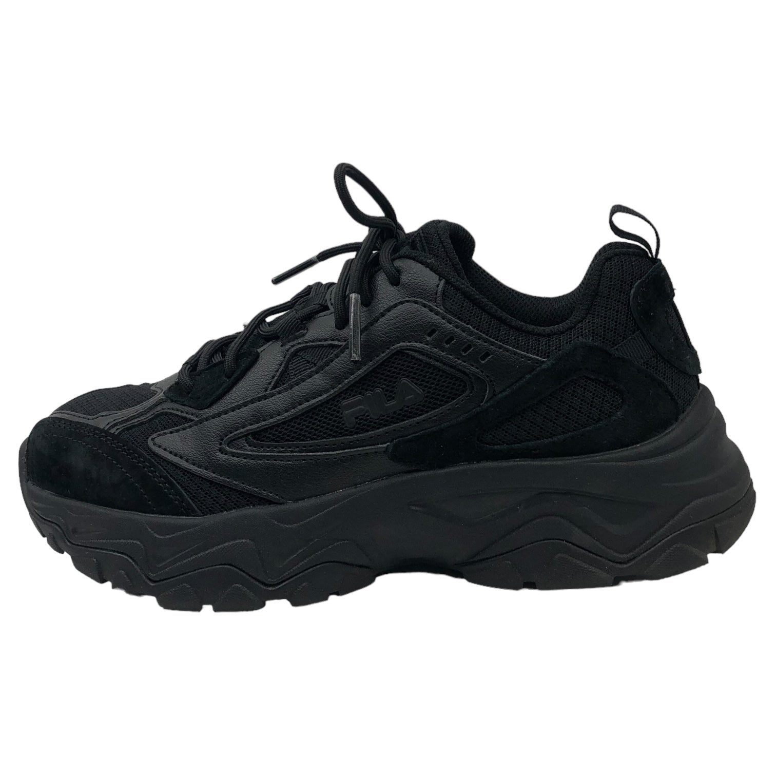 FILA × BEAUTY&YOUTH UNITED ARROWS(フォラ × ビューティーアンドユース ユナイテッドアローズ) DAYTONIC ローカットスニーカー ダッドスニーカー WFW23061-010 25.0cm ブラック コラボアイテム