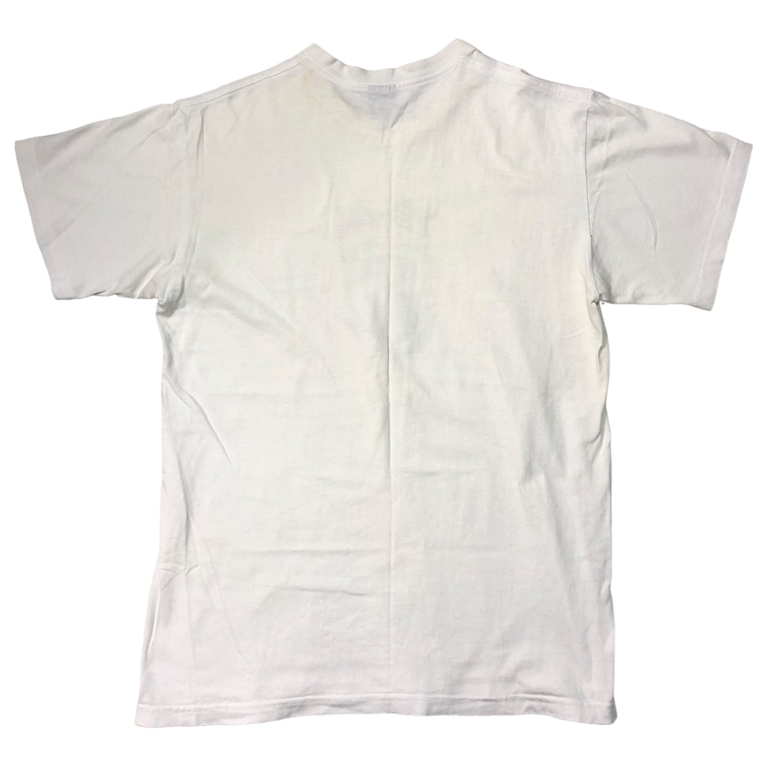 STUSSY(ステューシー) 90's~00's center logo ロゴ Tシャツ 紺タグ SIZE M ホワイト×ホワイト 90~00年代 OLD STUSSY