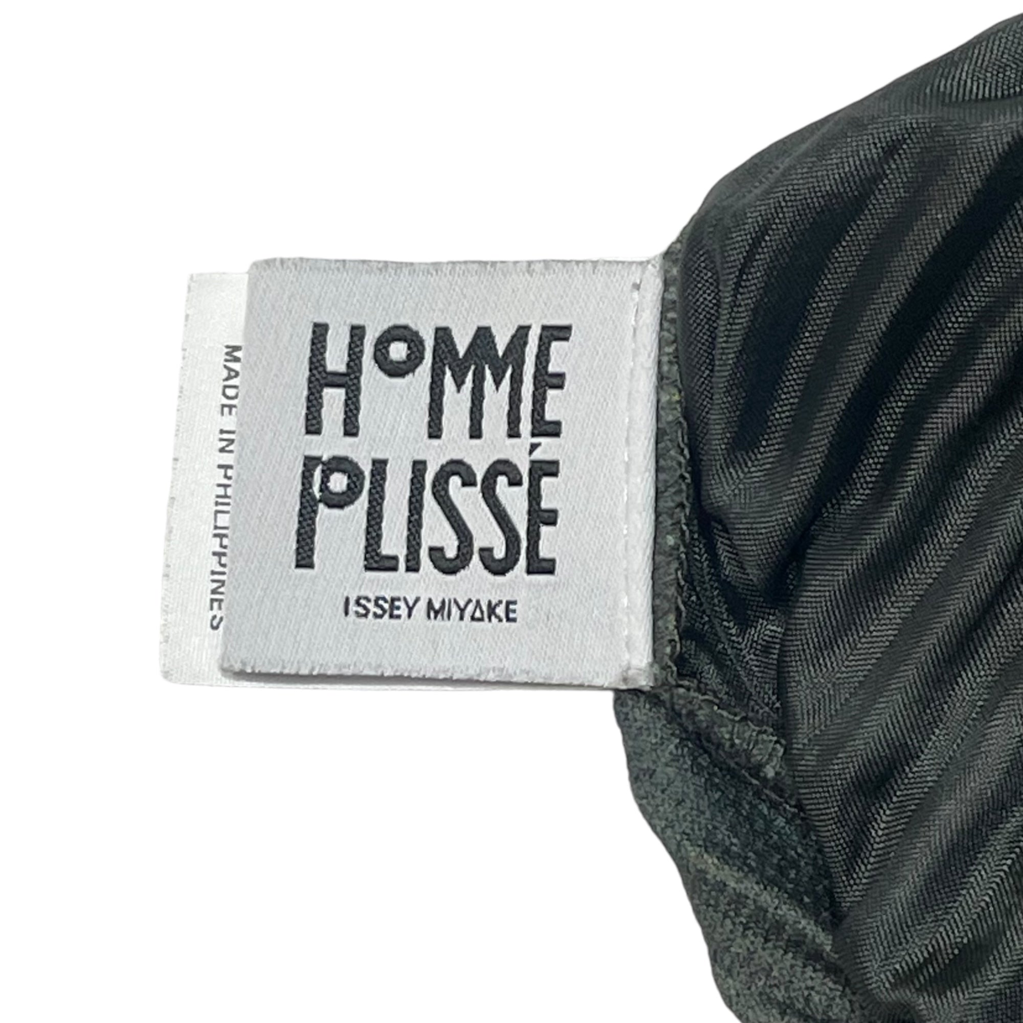 HOMME PLISSE ISSEY MIYAKE(オムプリッセイッセイミヤケ) ZIPPER CHAIN pleated pants プリーツ スラックス パンツ HP23JF163 SIZE 1(S) ブラウン×カーキ