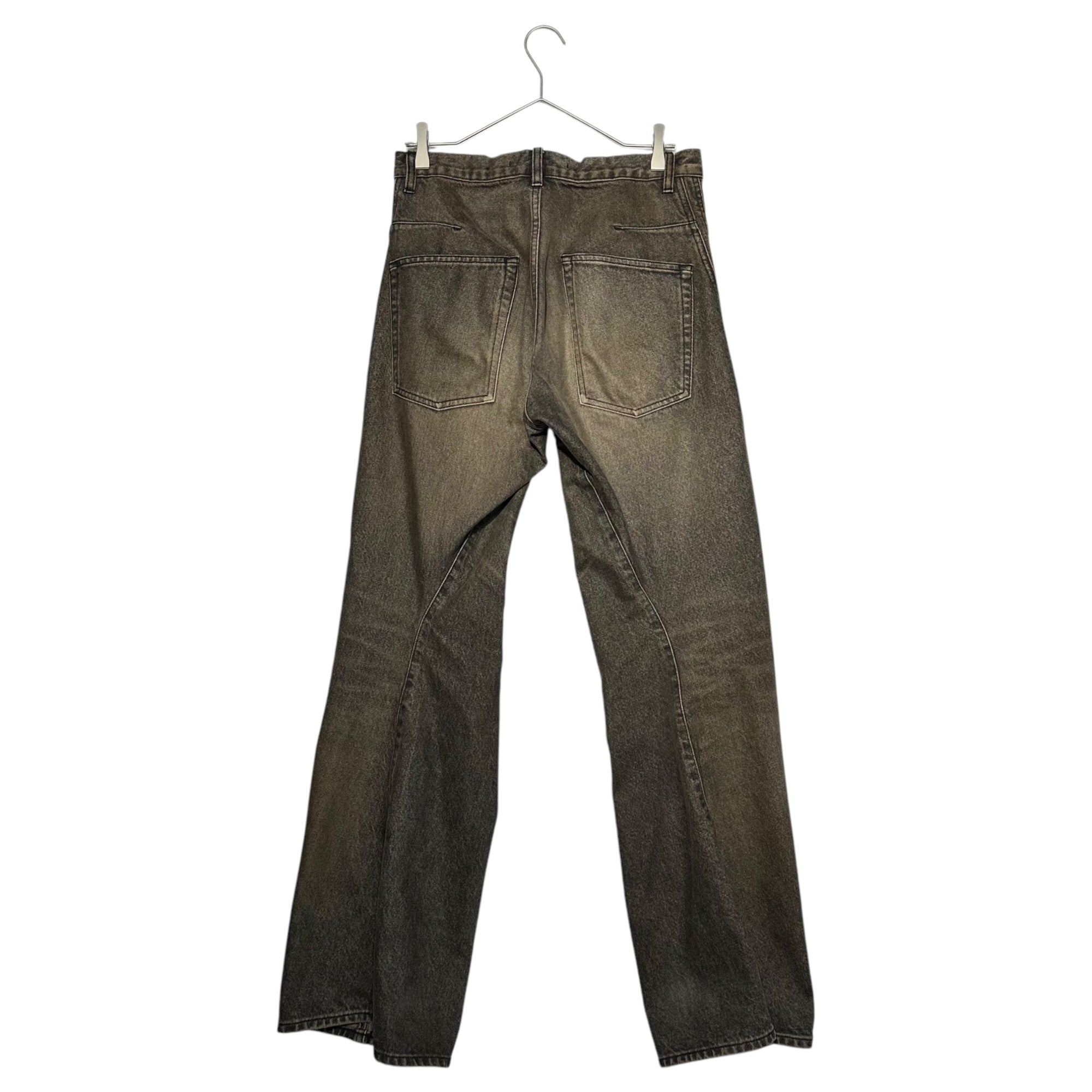 NVRFRGT(ネヴァーフォーゲット) 24AW 3D TWISTED JEANS 3D ツイステッド ジーンズ NF242P03D 1 変形 デニム ワイド バギー パンツ