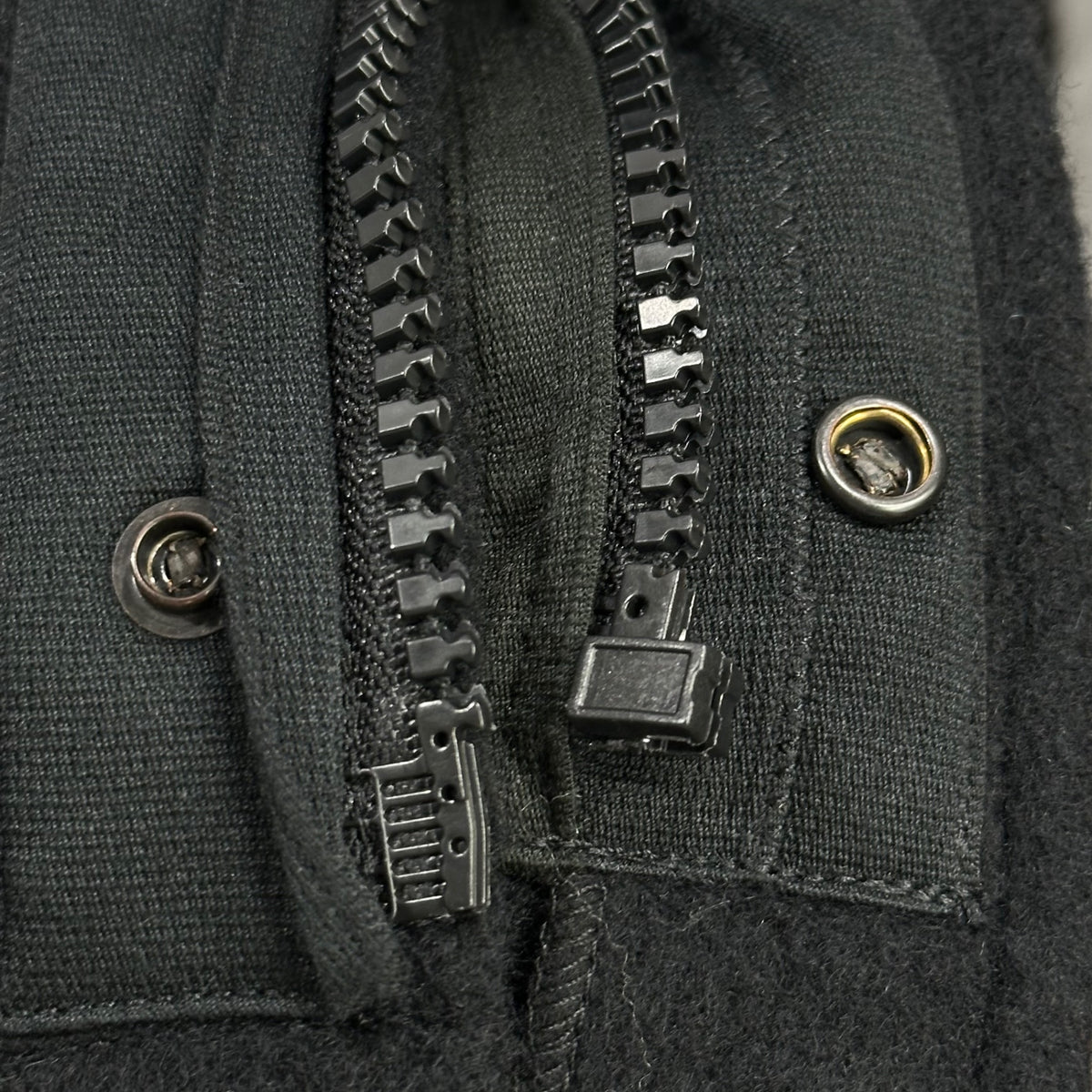 STONE ISLAND(ストーンアイランド) 2003AW Heavyweight Lana Wool Zipped Sailing Jacket ヘビーウェイト ラナウール ジップ セーリング ジャケット 39154616 XL ブラック 00's セーラー コート