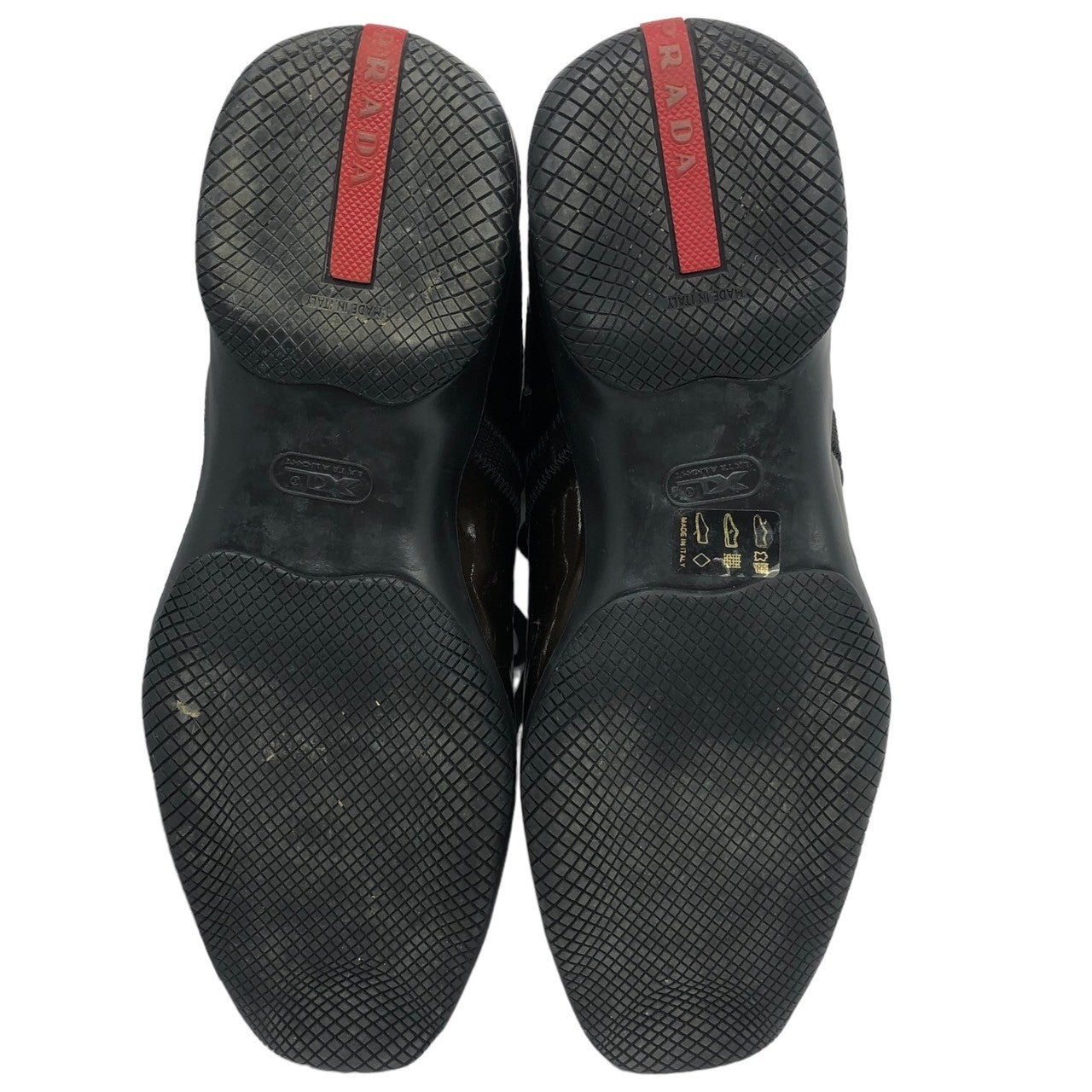 PRADA SPORT(プラダスポーツ) 00's enamel tech shoes エナメル テック シューズ ローカット スニーカー 3261 37(23.5cm程度) ブラウン×グレー