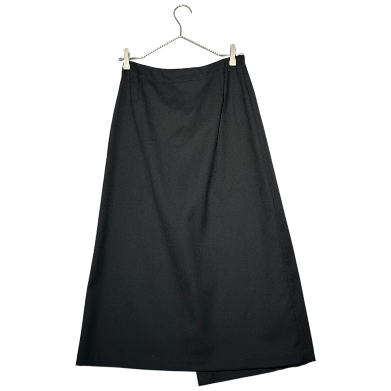 tricot COMME des GARCONS(トリココムデギャルソン) 89AW Vintage Front Zip Design Wool Long Skirt ヴィンテージ フロントジップ デザイン ウール ロング スカート TS-08026 M ブラック AD1989 川久保玲 本人期