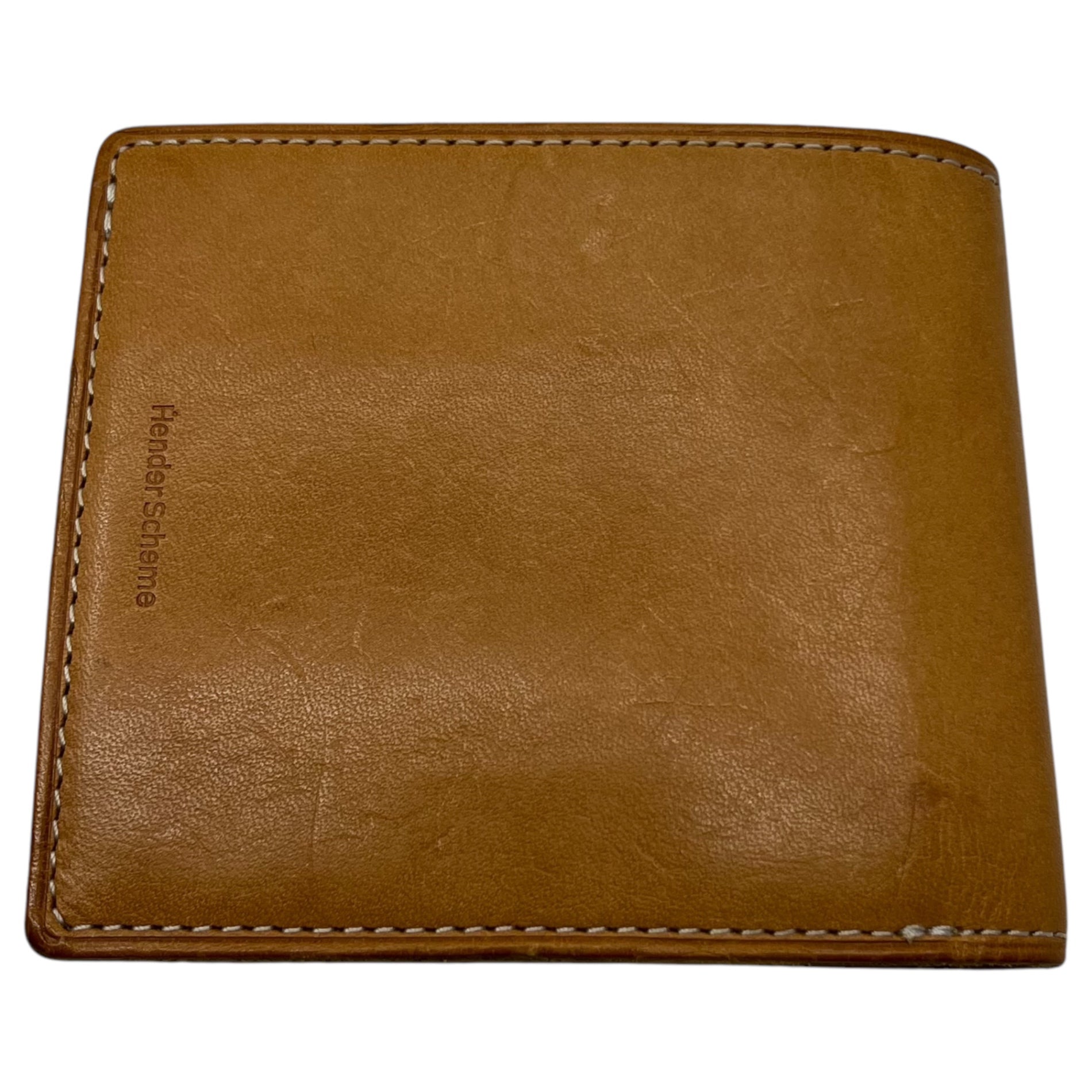 Hender Scheme(エンダースキーマ) half folded wallet 2つ折り レザー ウォレット ナチュラル ヌメ革 財布