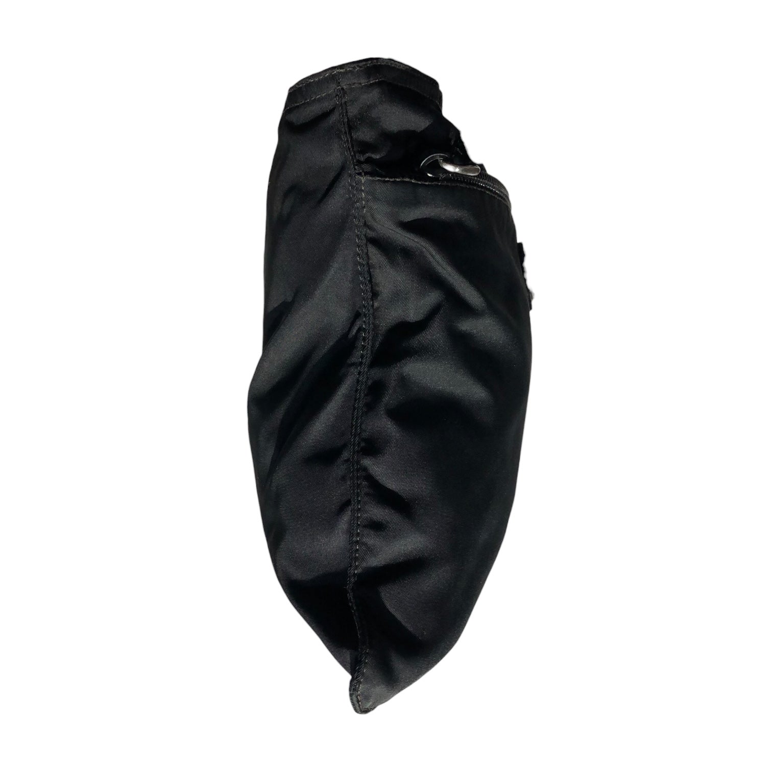 PRADA(プラダ) nylon mini shoulder bag ナイロン ミニ ショルダー バッグ ブラック 三角 プレート 160