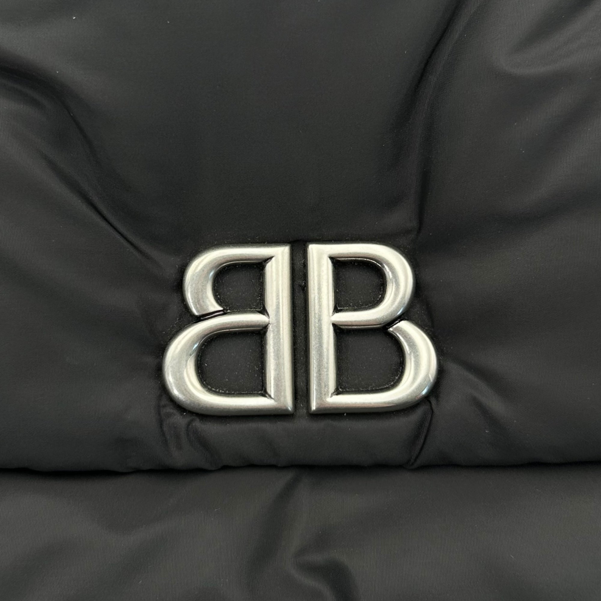 BALENCIAGA(バレンシアガ) MONACO Monaco Mini Shoulder Bag モナコ ミニ チェーン ショルダー バッグ 792977 ブラック ナイロン ワンショルダー