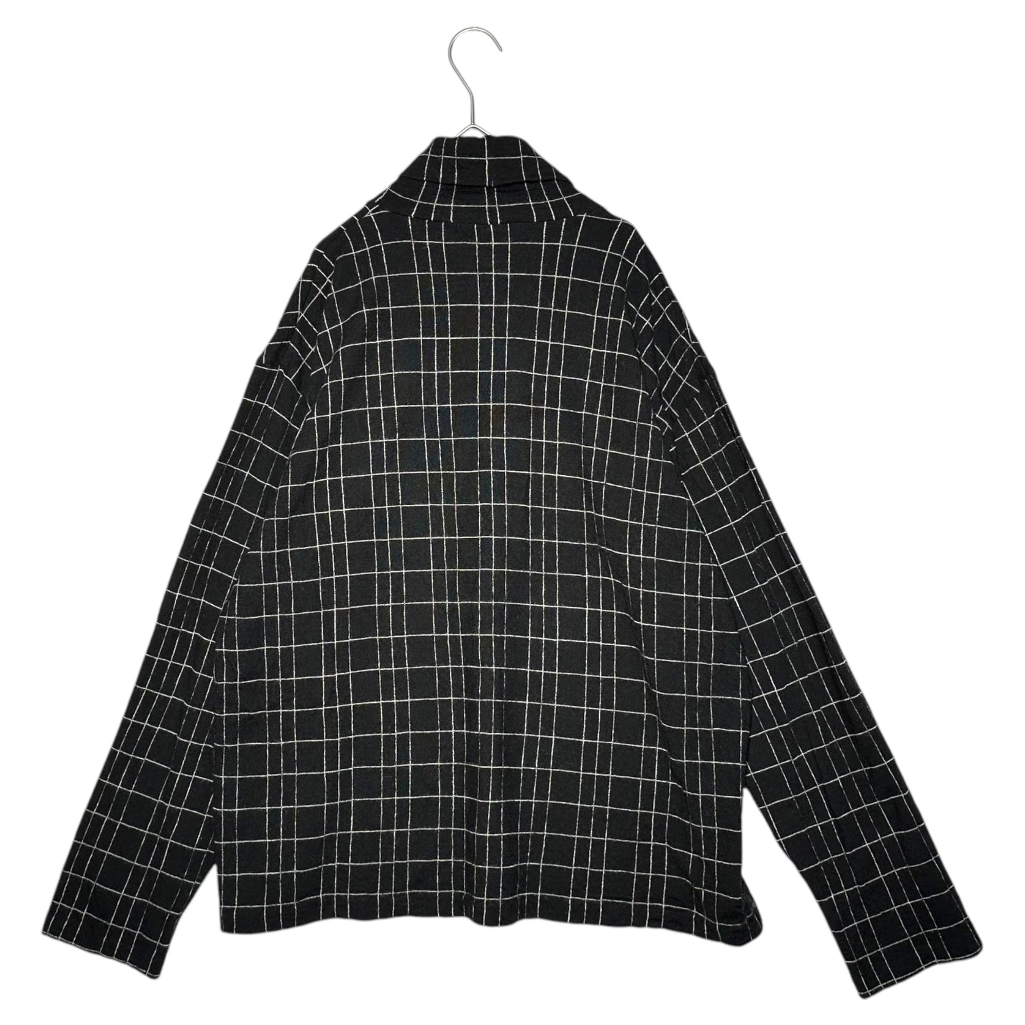 Y's for men(ワイズフォーメン) 90's Turtleneck Check Knit タートルネック チェック ニット MH-T08-132 表記無し(L程度) ブラック