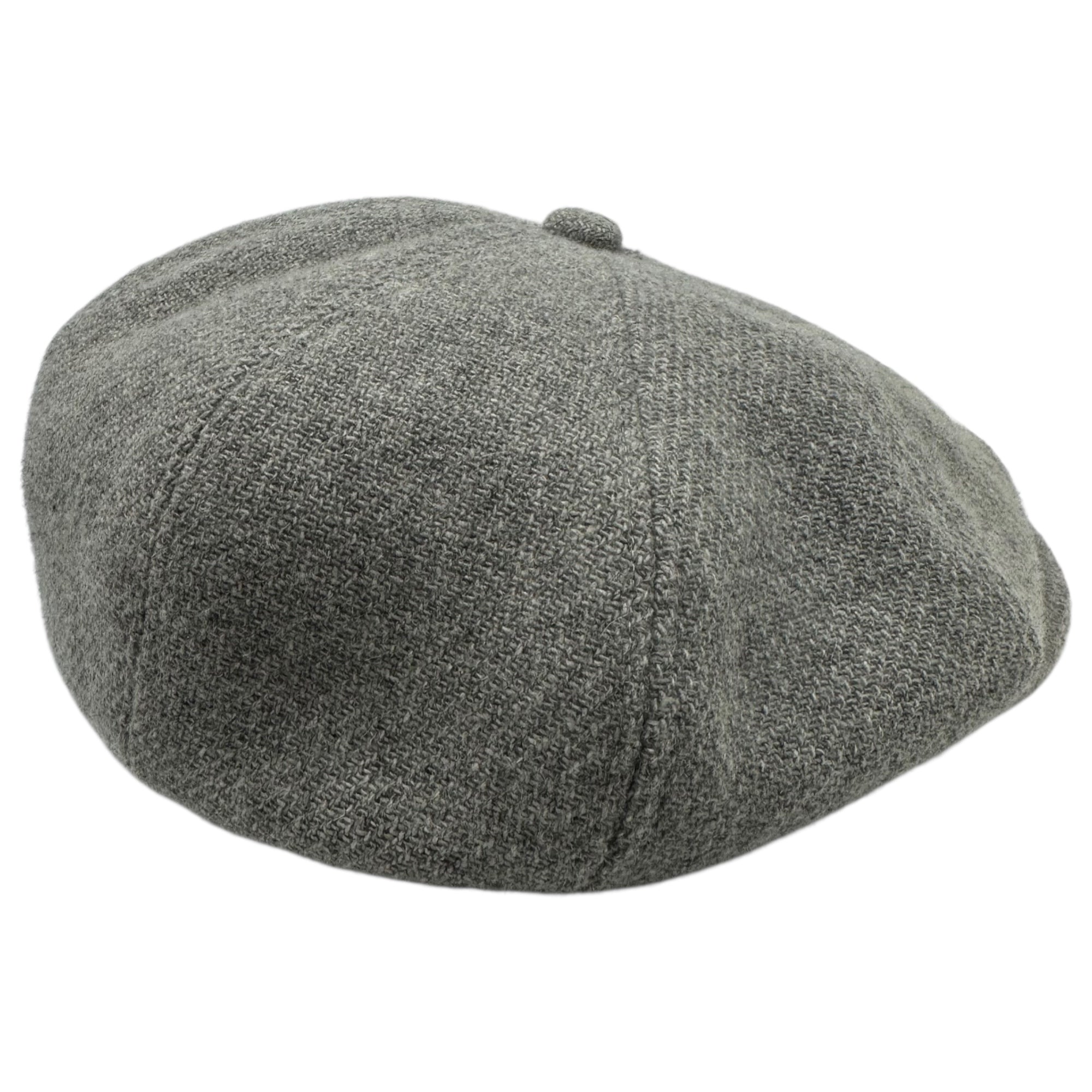 TENDERLOIN×PORTER(テンダーロイン×ポーター) Wool cassock ウール キャスケット ダブルネーム グレー 著名人着用 YOSHIDA 帽子 内側 レザー コラボ