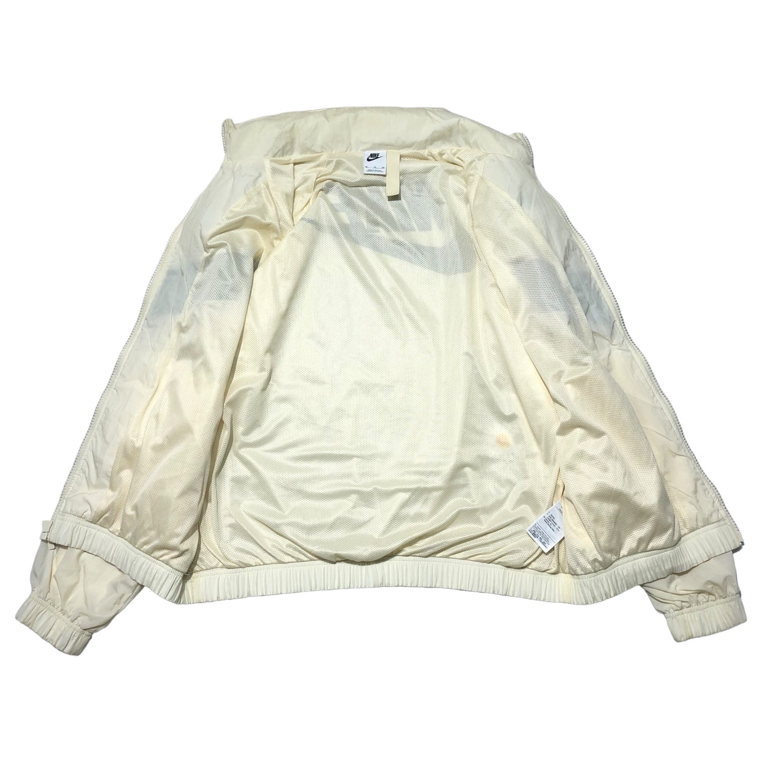 NIKE(ナイキ) AS M NSW HBR-S WVN LND JKT COCONUT ロゴ スウッシュ ナイロン ジャケット DM5021-113 XL アイボリー