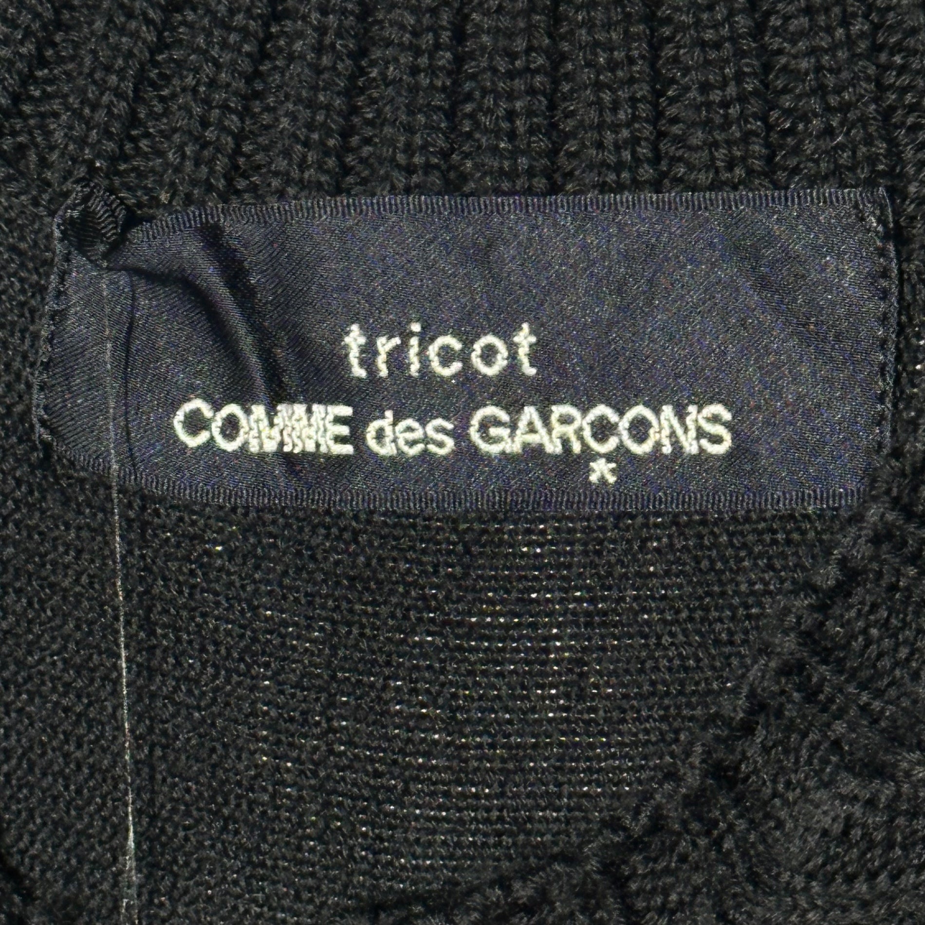 tricot COMME des GARCONS(トリココムデギャルソン) 12AW S/S Balloon Cardigan ショートスリーブ バルーン カーディガン TJ-N007 FREE ブラック AD2012