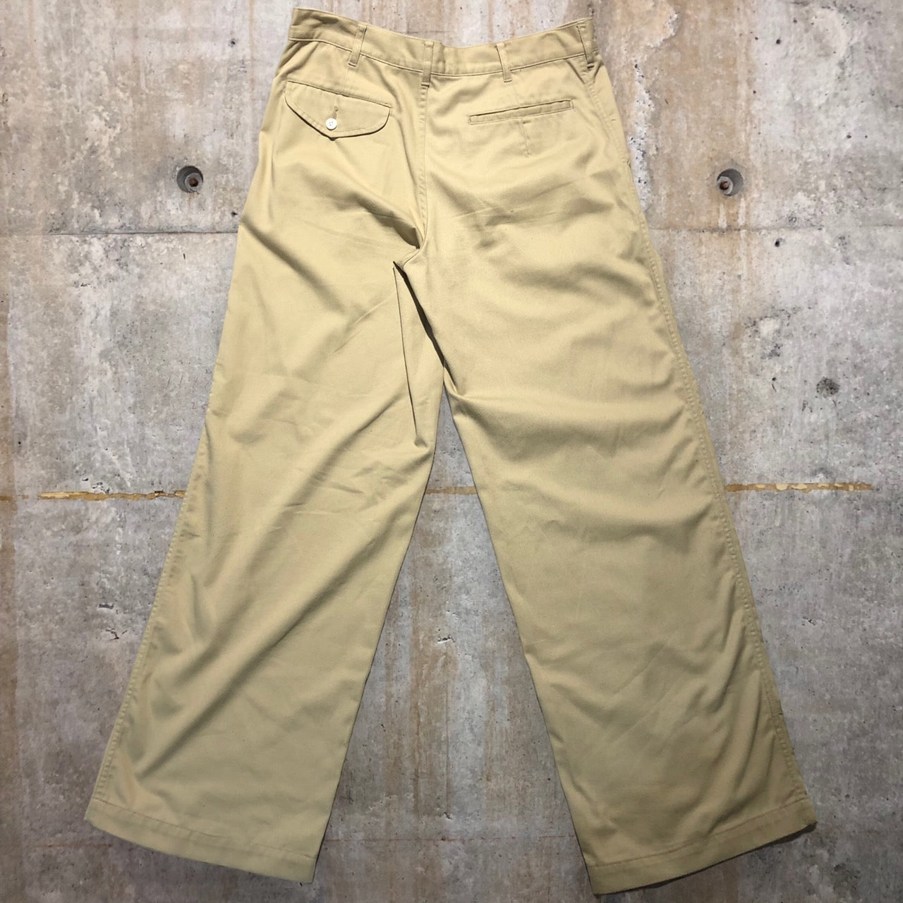 COMME des GARCONS HOMME PLUS(コムデギャルソンオムプリュス) 90'sストレートチノトラウザー PP-1006 L ベージュ AD1997