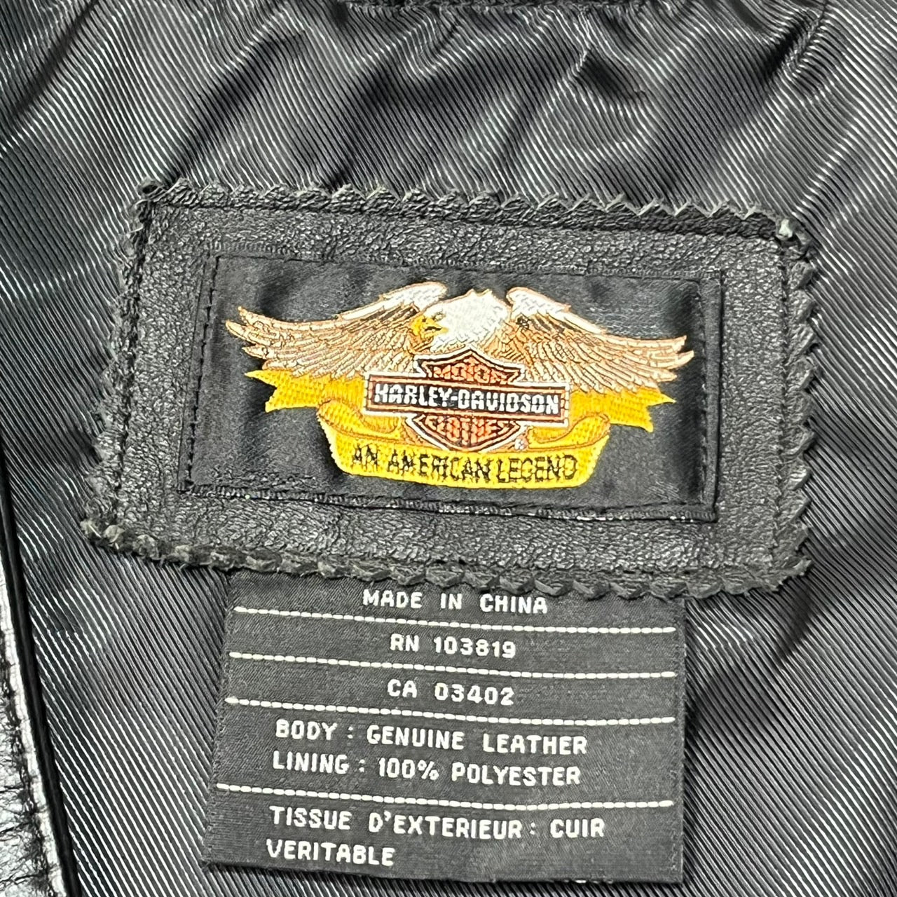 HARLEY DAVIDSON(ハーレーダビッドソン) 100th anniversary leather best/レザーベスト 10319 S ブラック 100年記念モデル