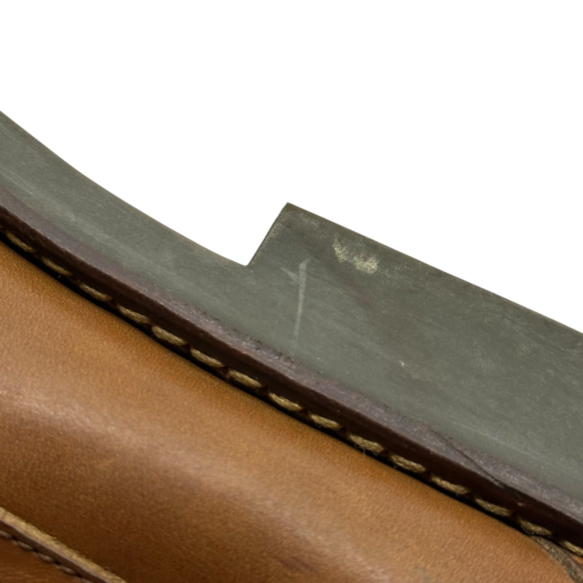 POLO RALPH LAUREN(ポロラルフローレン) Leather Deck Shoes レザー デッキ シューズ 8EE(26cm程度) ブラウン