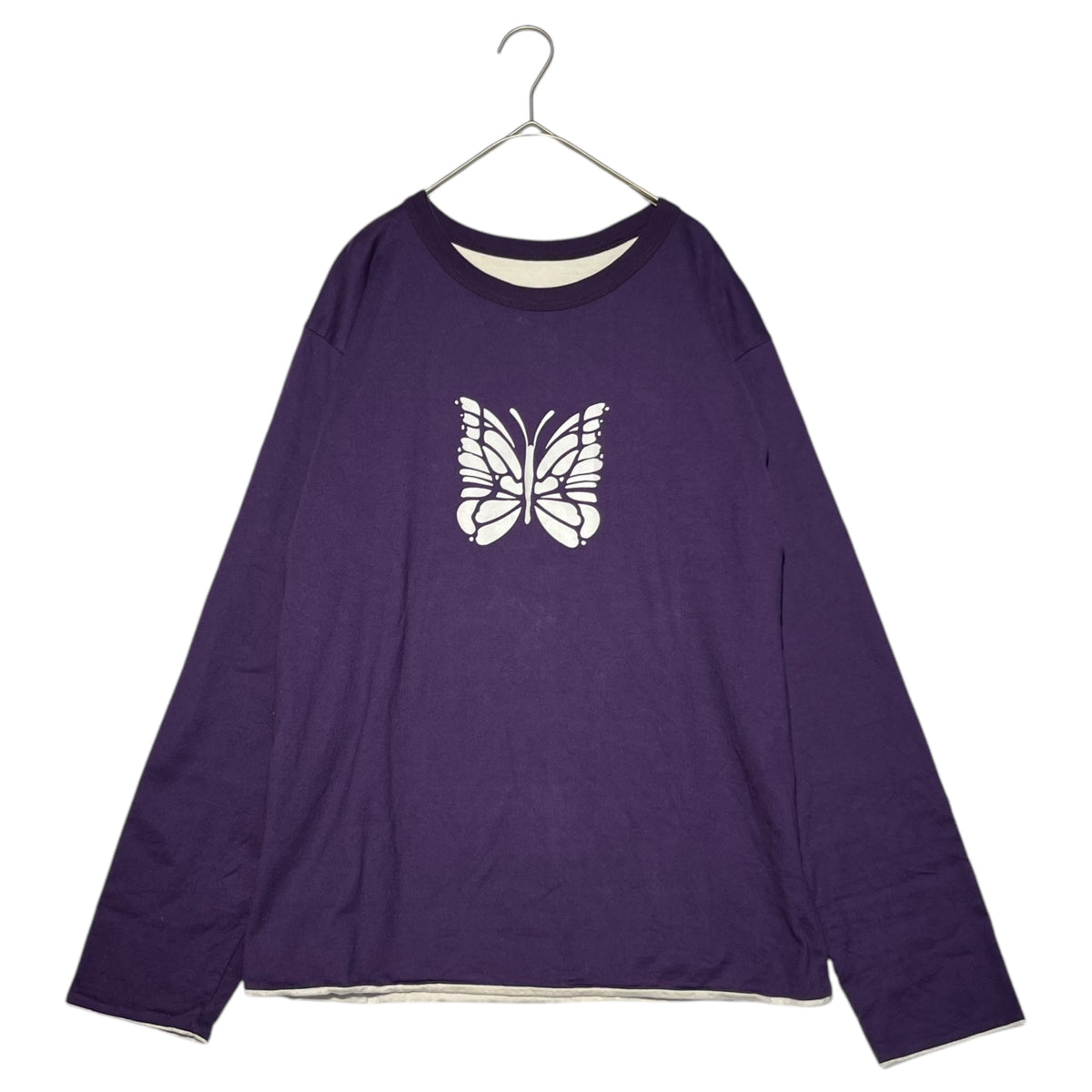 NEEDLES(ニードルズ) Papillon print reversible long sleeve T-shirt 