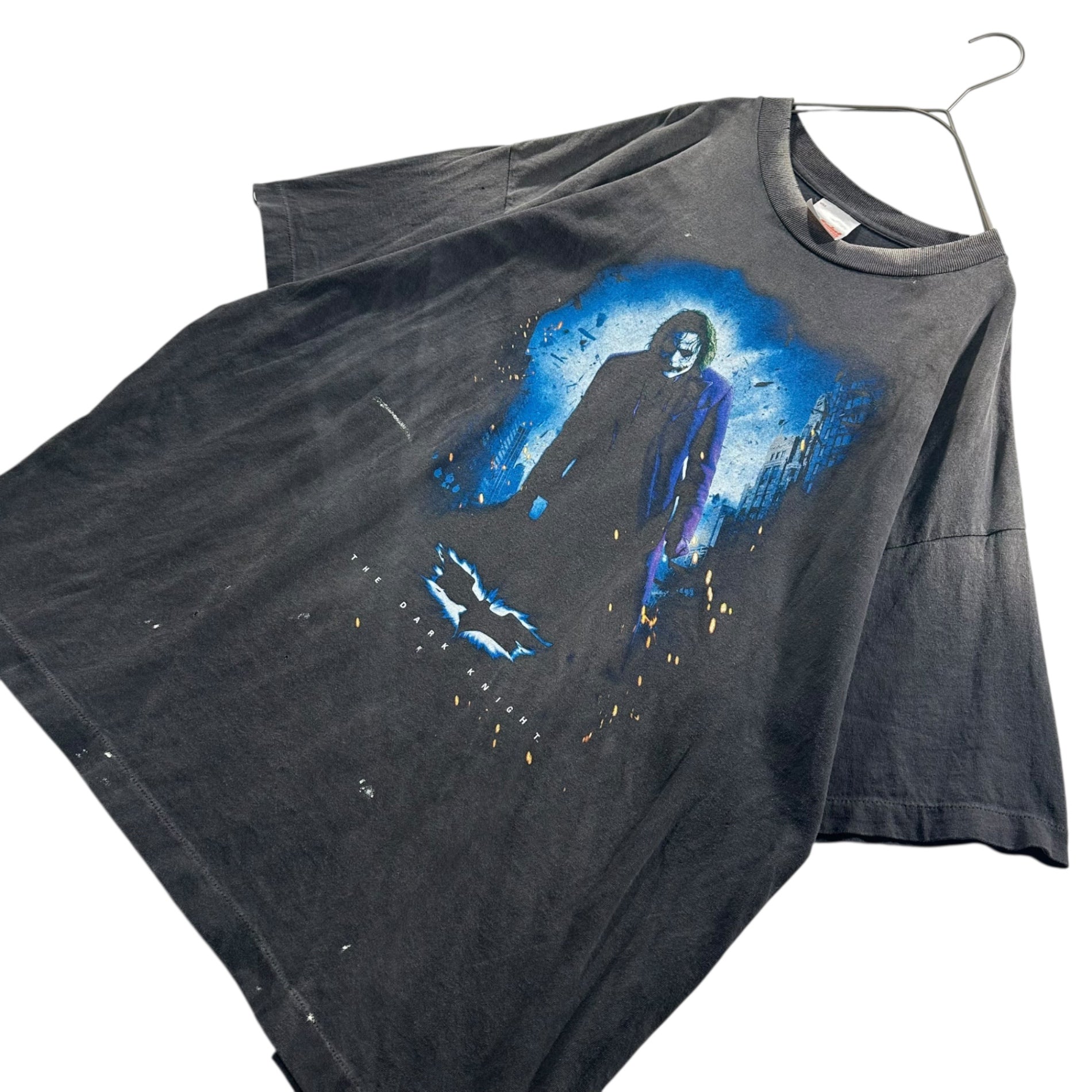 SAINT MICHAEL(セントマイケル) 25SS /BTM_SS TEE /DARK KNIGHT ジョーカー Tシャツ SM-HR-0000-C54 XXL ブラック