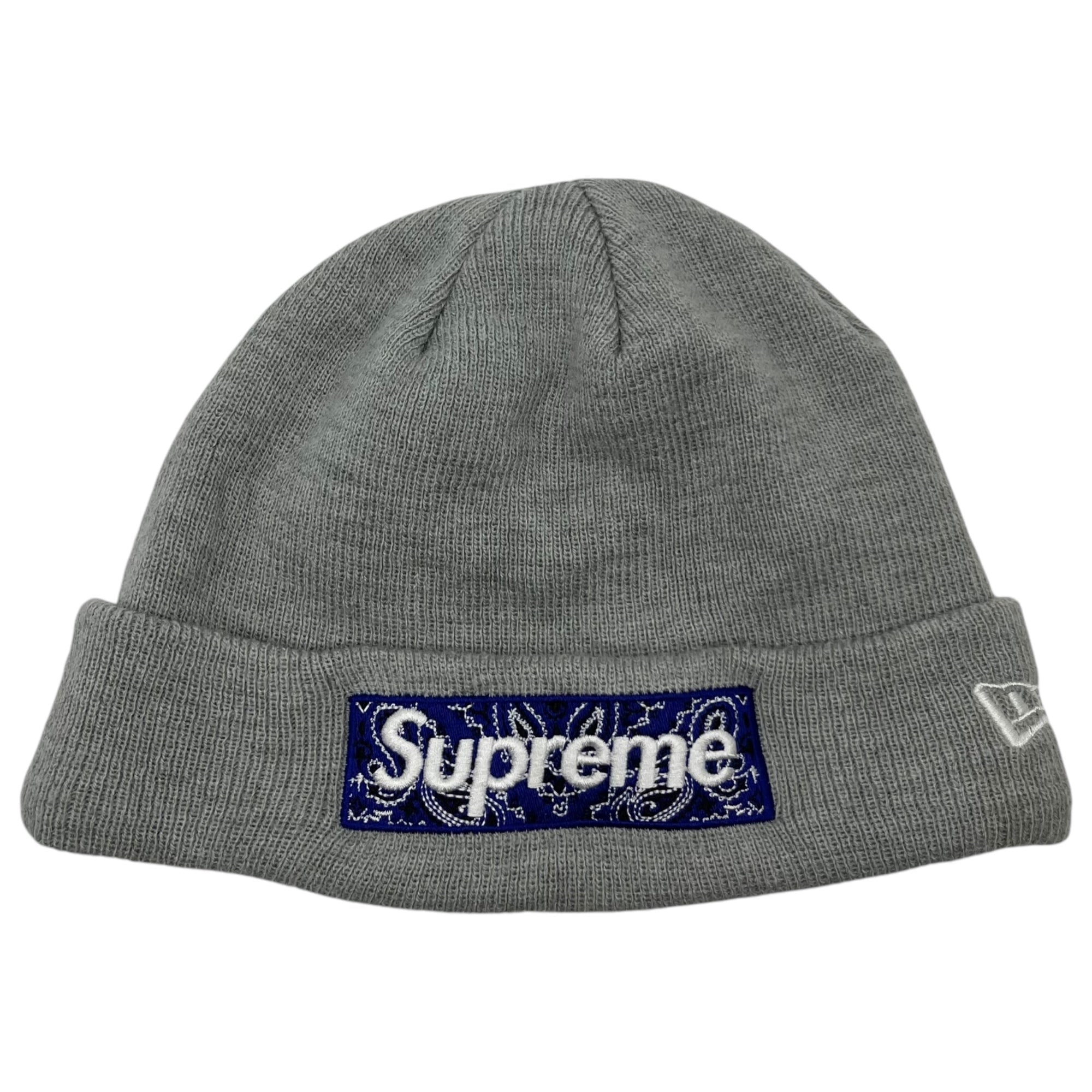SUPREME×NEW ERA(シュプリーム×ニューエラ) Box Logo Beanie bandana 