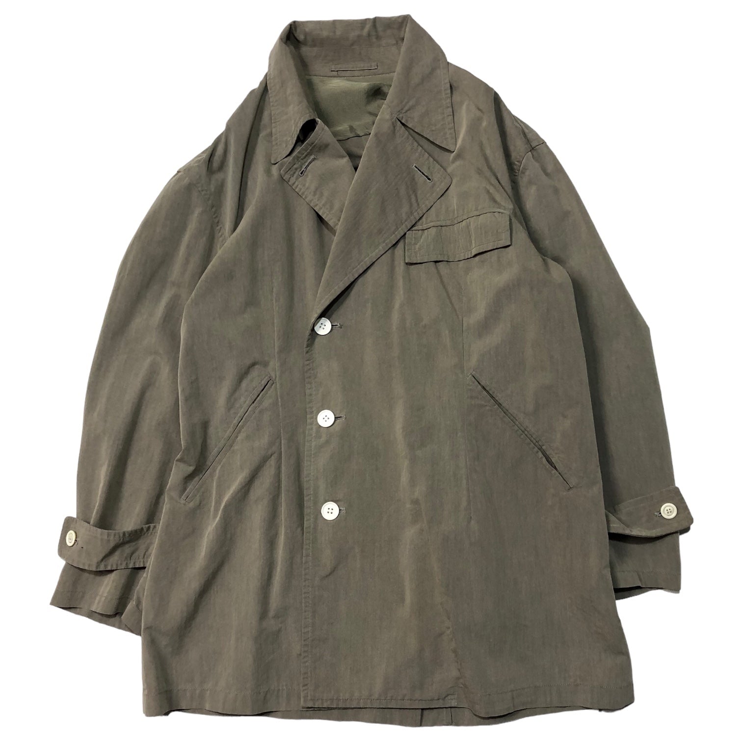 Y's for men(ワイズフォーメン) 90's short trench coat ショート丈 トレンチ コート ジャケット LW-C05-004 M ベージュ 90年代