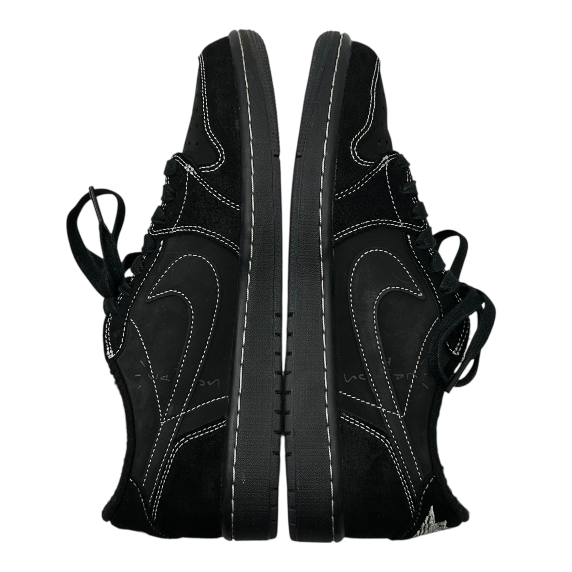 Travis Scott × NIKE(トラヴィススコット × ナイキ) AIR JORDAN 1 LOW OG SP エアジョーダンワン ロー スニーカー DM7866-001 27.0cm ブラック Black Phantom