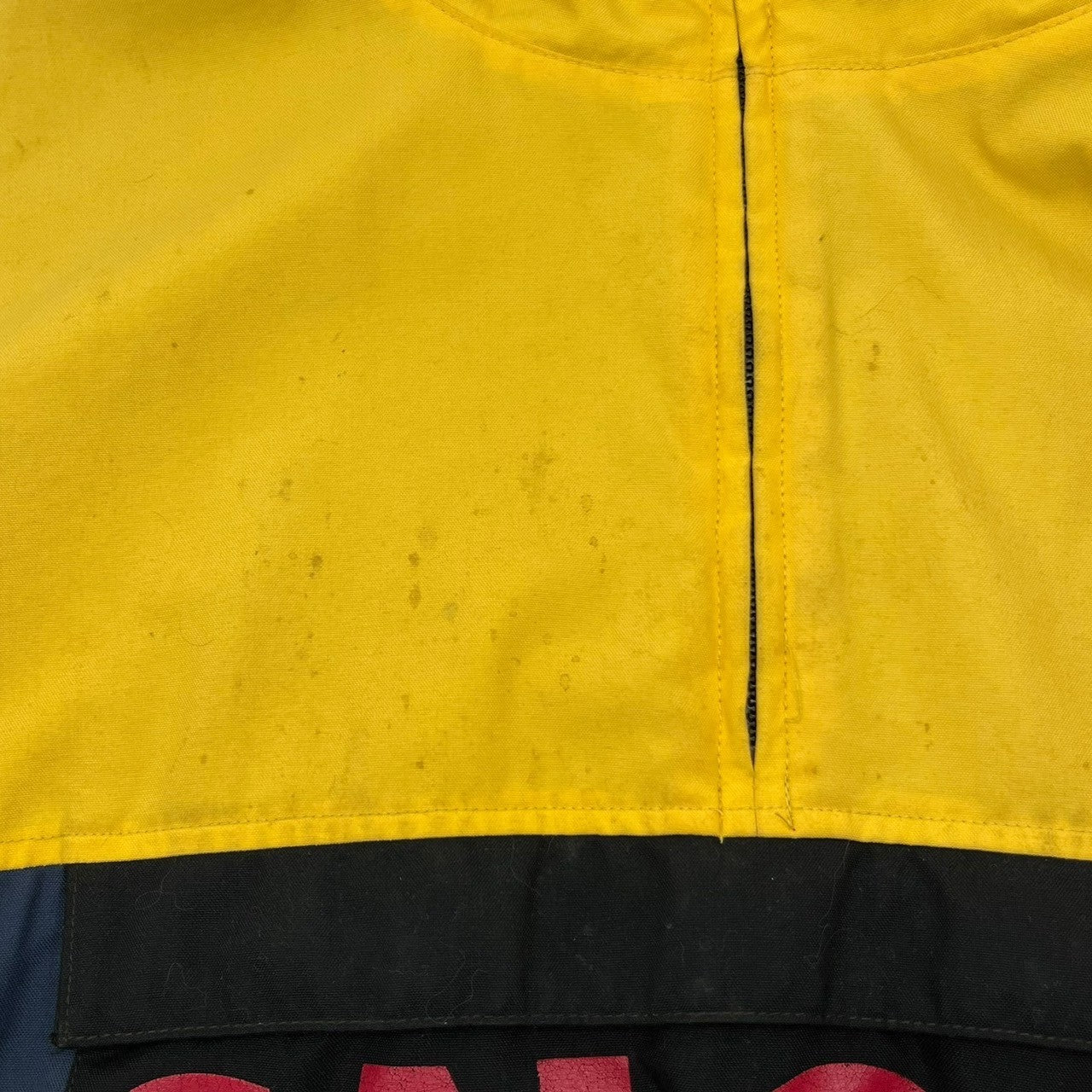 POLO RALPH LAUREN(ポロラルフローレン) 90's original "snow beach" Anorak jacket オリジナル スノー ビーチ アノラック ジャケット L イエロー×レッド 1993 90年代 ヴィンテージ 稀少品