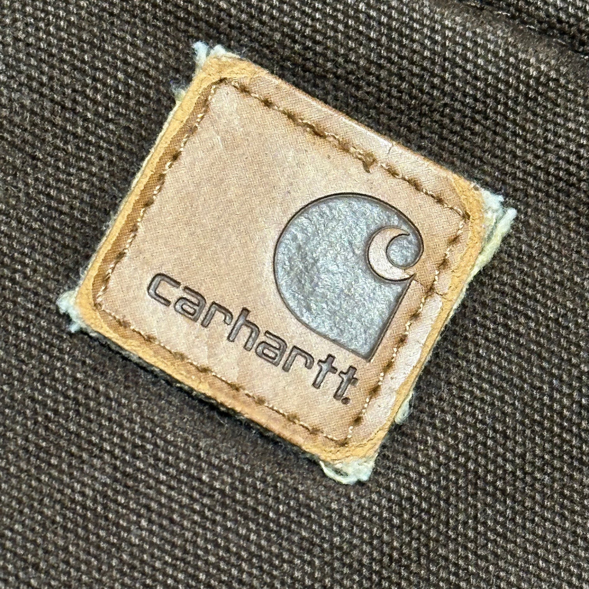 carhartt(カーハート) DOC WARNER'S Duck Fabric Fleece-Lined Work Vest ダック地 裏ボア ワークベスト V33 DK8 XL ブラウン