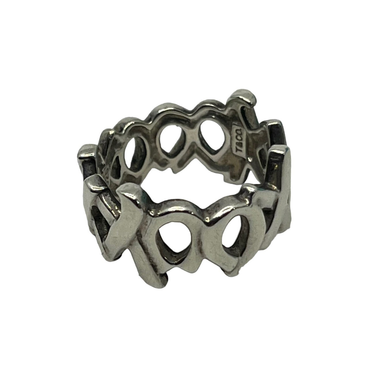 TIFFANY & CO.(ティファニー) Paloma Picasso Love & Kiss Ring パロマ・ピカソ ラブ&キス リング 9号 シルバー silver925