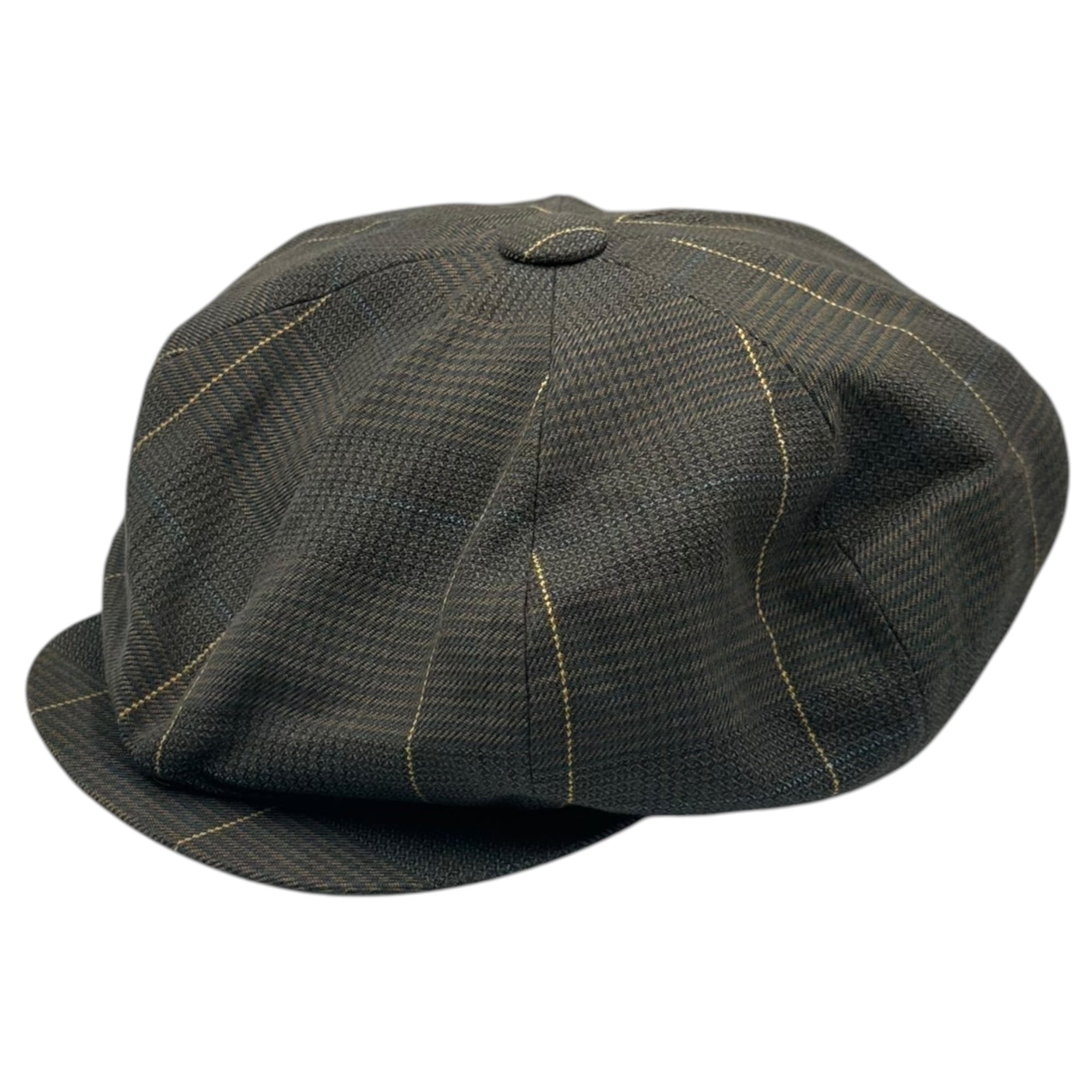 Nemeth(ネメス) Check Cotton Jakect Pants Casquette 3 Set Up チェック コットン ジャケット パンツ キャスケット セットアップ M グレー オーバーサイズ