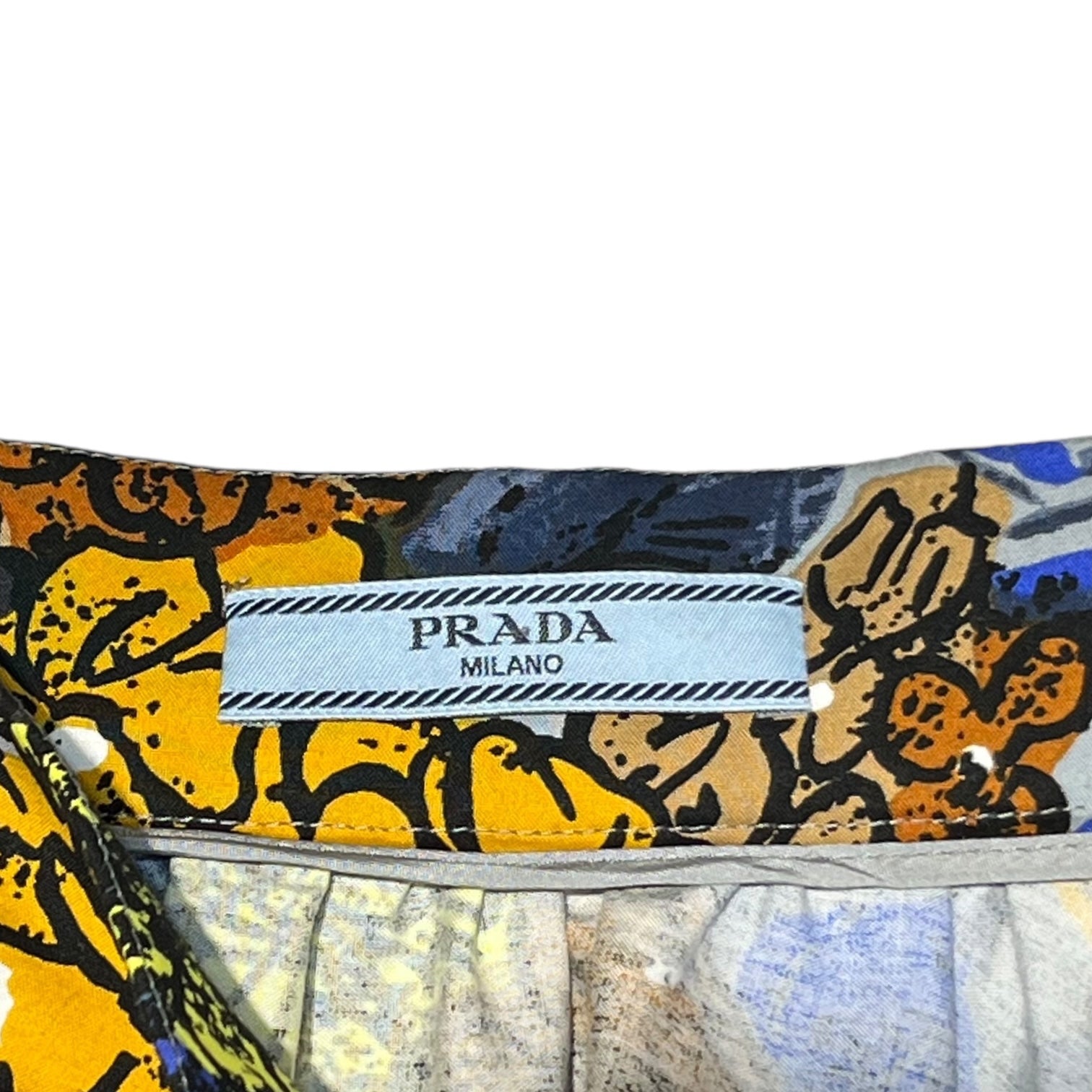 PRADA(プラダ) 17AW All-over flower print flared skirt 総柄 フラワー プリント フレア スカート P114M 36(S程度) ミックス