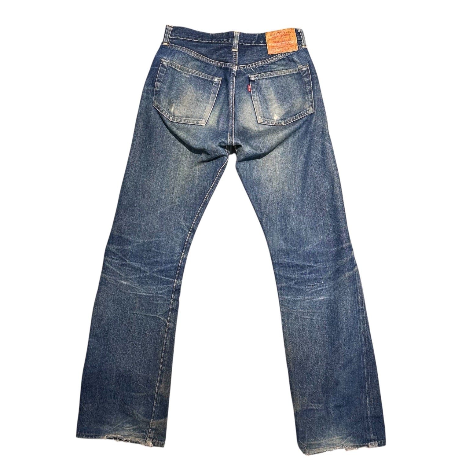 Levi's(リーバイス) 90's 1944 TYPE S501XX USA MADE DENIM PANTS 1944モデル ヴィンテージ デニム パンツ 44501-0022 W30 L36 インディゴ 90年代 復刻 USA製 赤耳 ボタン裏555 バレンシア工場 BIG E