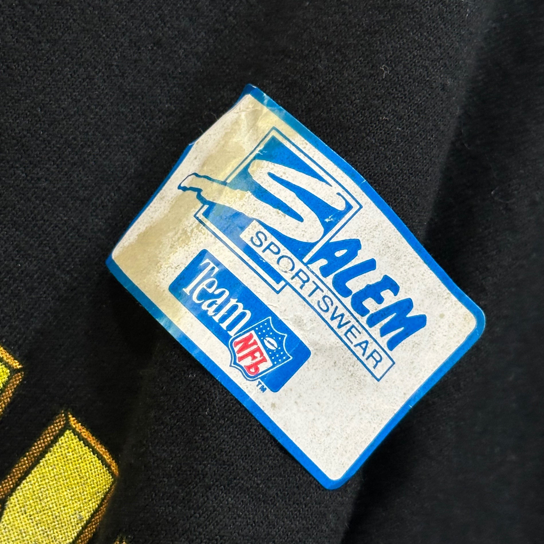 VINTAGE(ヴィンテージ) 90's San Francisco 49ers Joe Montana Print T-Shirt サンフランシスコ ジョーモンタナ Tシャツ L ブラック NFL