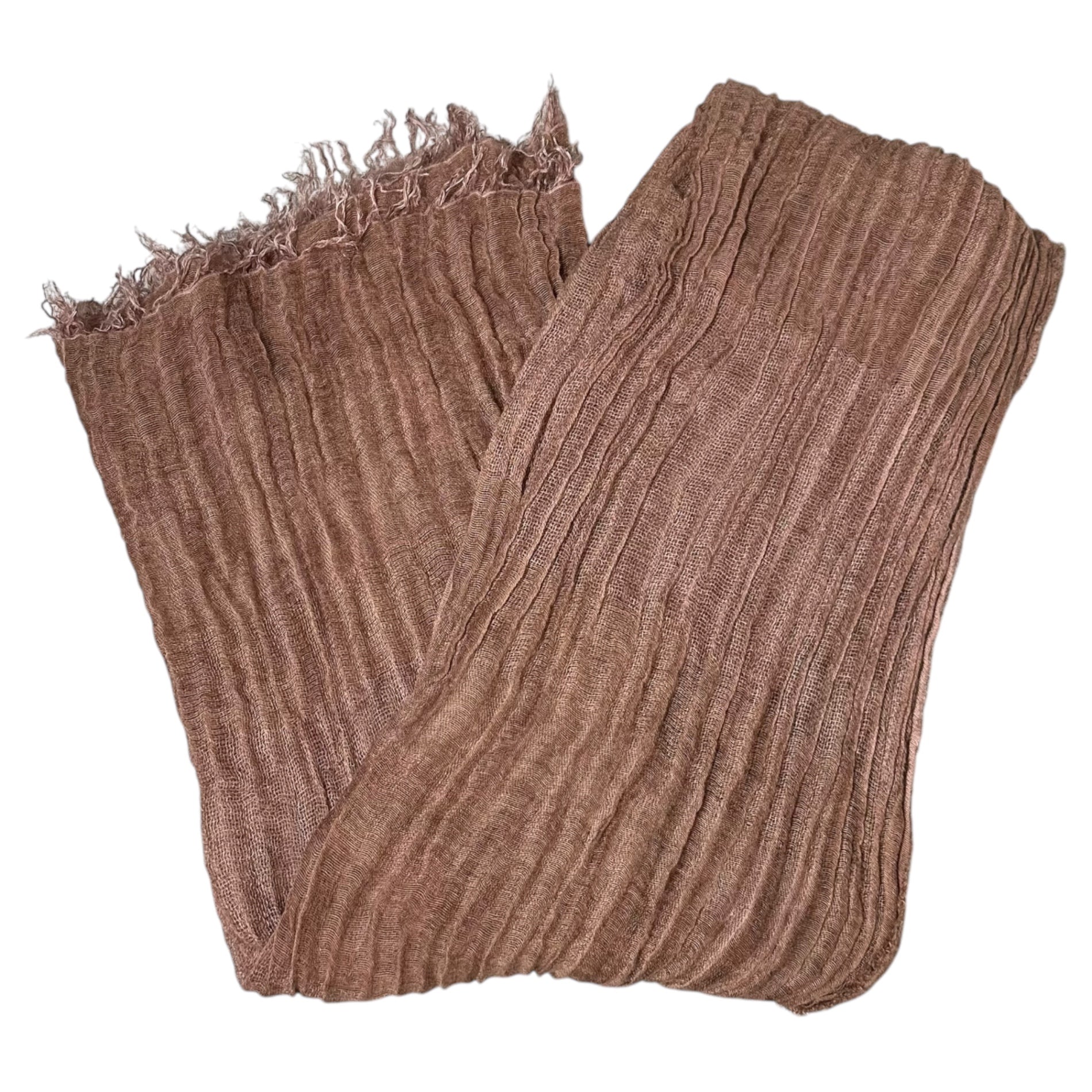 Faliero Sarti(ファリエロサルティ) キャメル シルク ストール ショール マフラー ライトピンク イタリア製