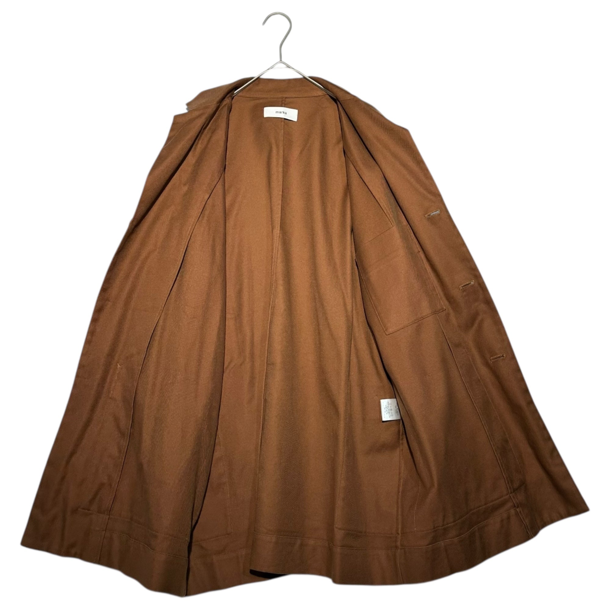 marka(マーカ) 19AW WORK JACKET ワーク ジャケット M19A-05JK01C 1(S程度) ブラウン テーラード 3B