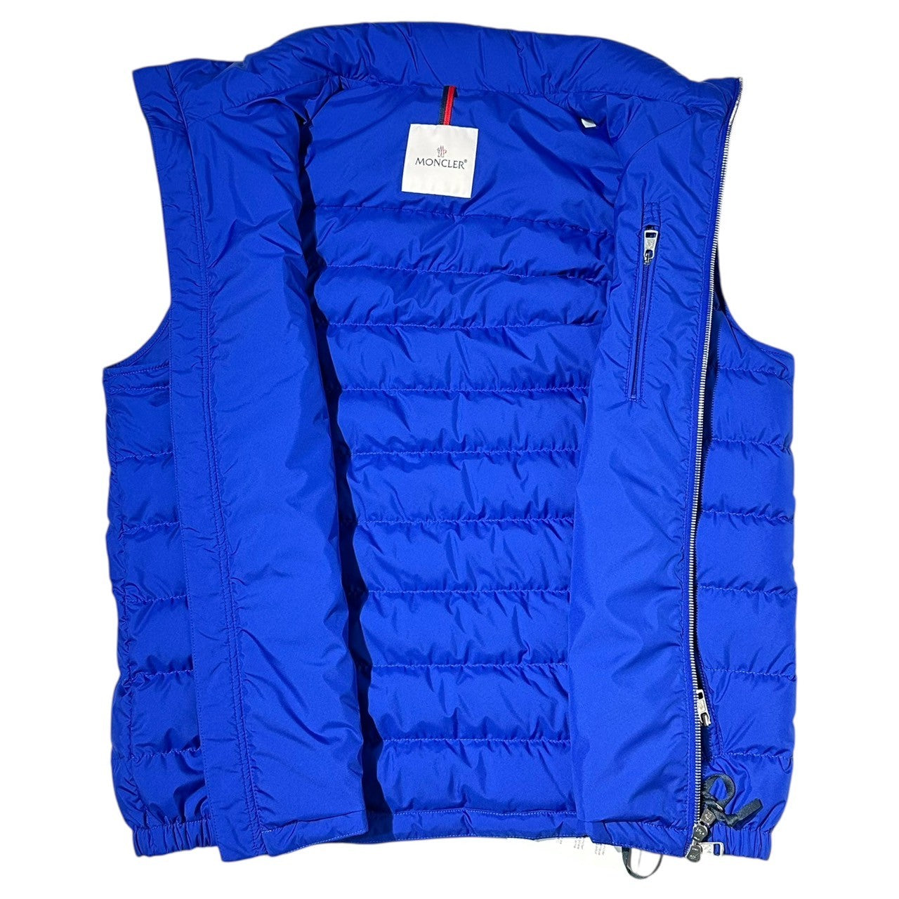 MONCLER(モンクレール) ALBYT GILET アルビート ジレ ダウン ベスト C-ZIND-22-132150 5(3XL) ブルー タグ付