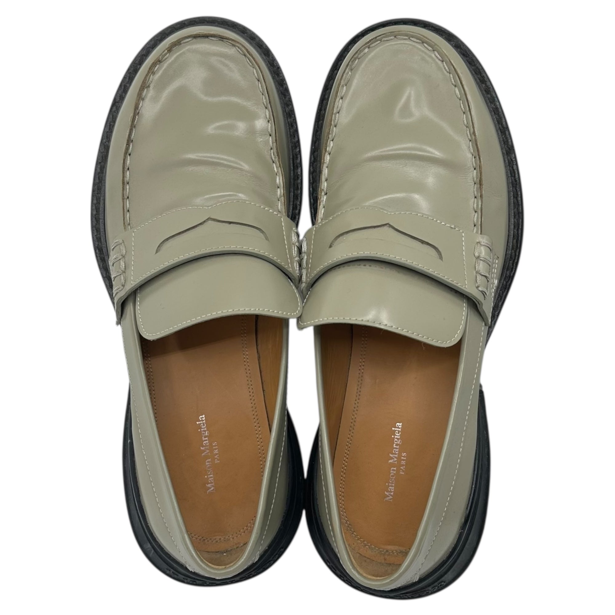 MAISON MARGIELA(メゾンマルジェラ) 20SS Air Sole Coin Loafers エアソール コイン ローファー 40(25.5~26.0cm程度) グレージュ 革靴