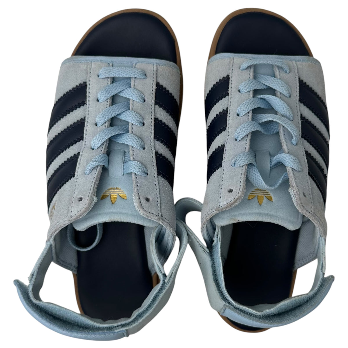 adidas(アディダス) GAZELLE BOLD SANDALS ガゼル ボールド サンダル KI8583 24.5cm スカイブルー