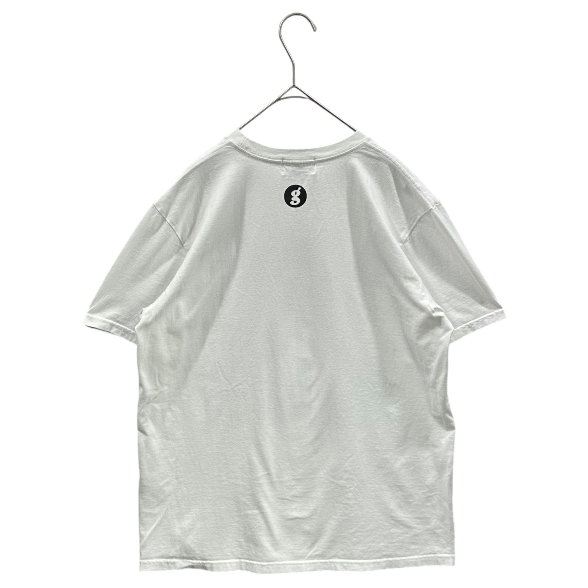 GOODENOUGH(グッドイナフ) 2014ss DULL BOY TEE Graphic s/s T-shirt グラフィック 半袖 Tシャツ L ホワイト×ピンク