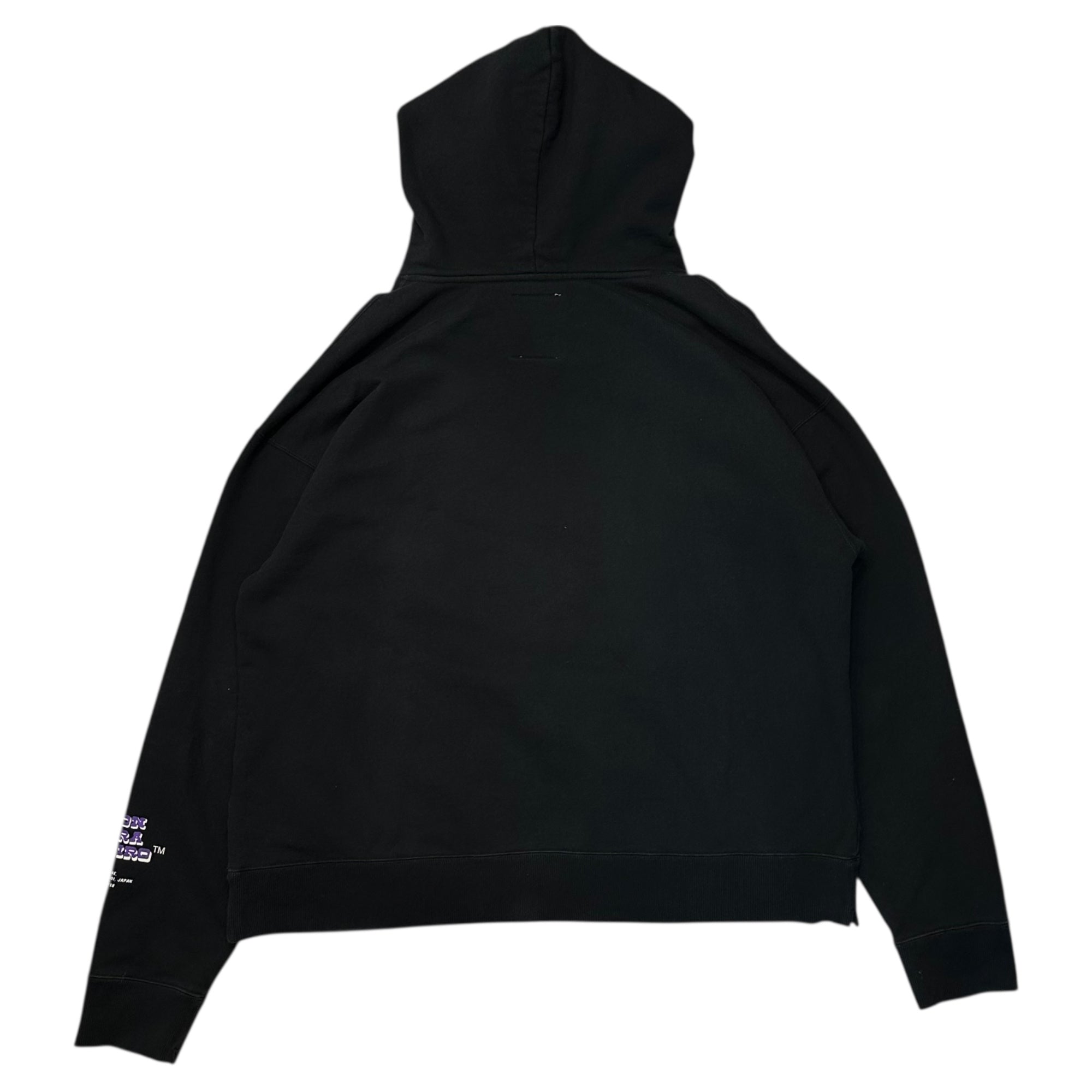 Maison MIHARA YASUHIRO(メゾンミハラヤスヒロ) 23SS Graphic Print Hoodie グラフィック プリント プルオーバー パーカー A10HD722 48 ブラック