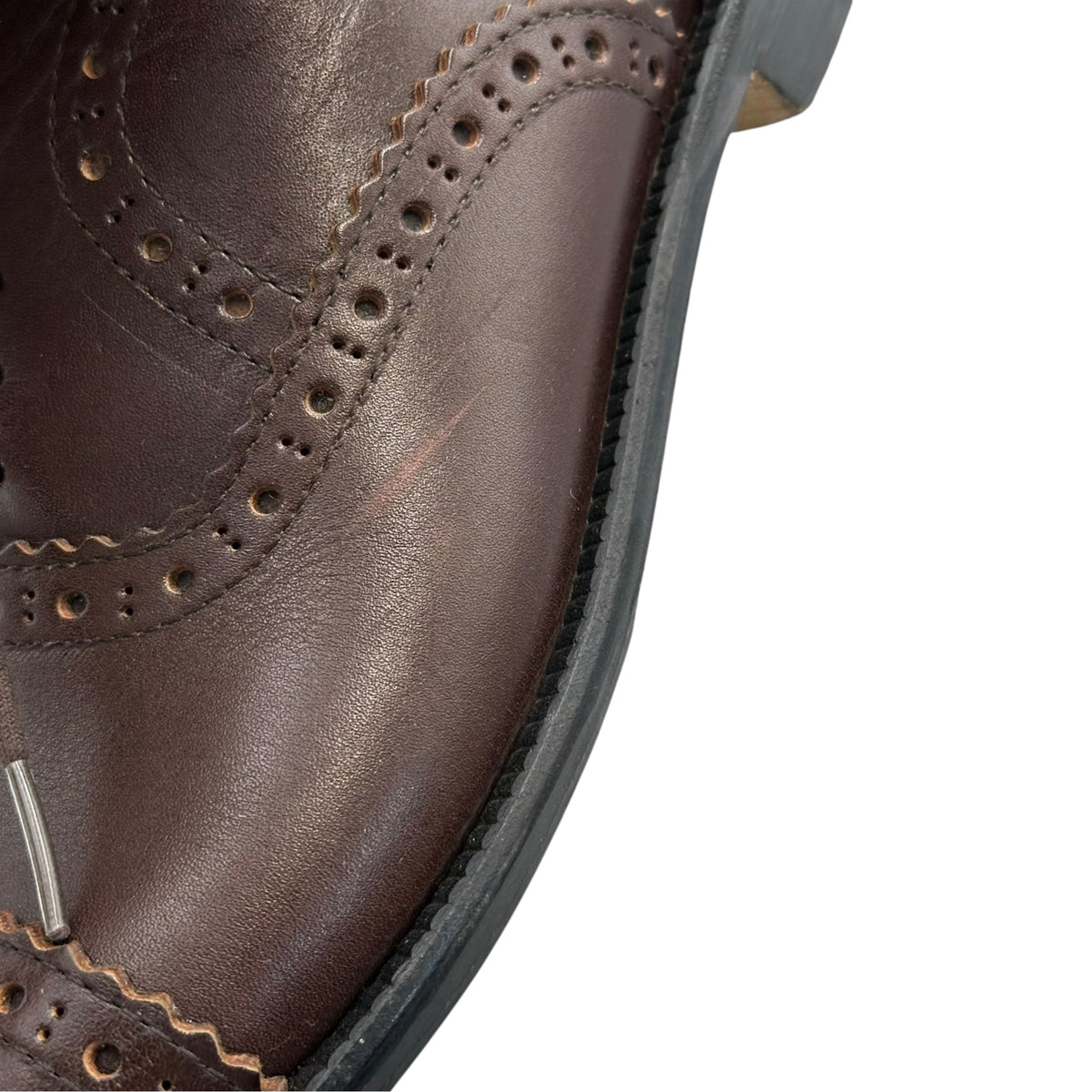 COMME des GARCONS HOMME PLUS(コムデギャルソンオムプリュス) Medallion Leather Shoes メダリオン レザー シューズ PM-K101 25.5cm ブラウン
