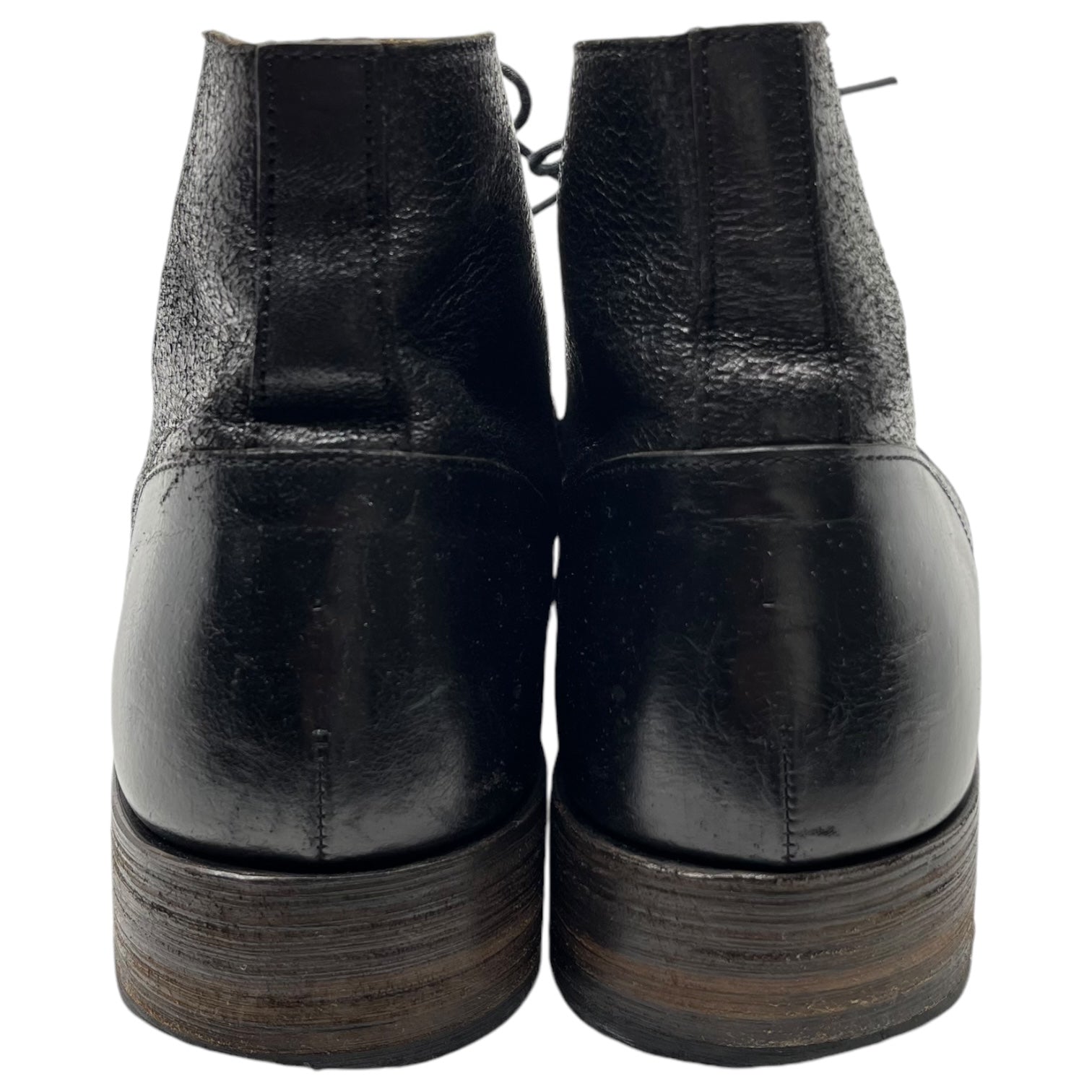 N4(エヌフォー) 5 hole lace up boots 5ホール レースアップ ブーツ 1 ブラック