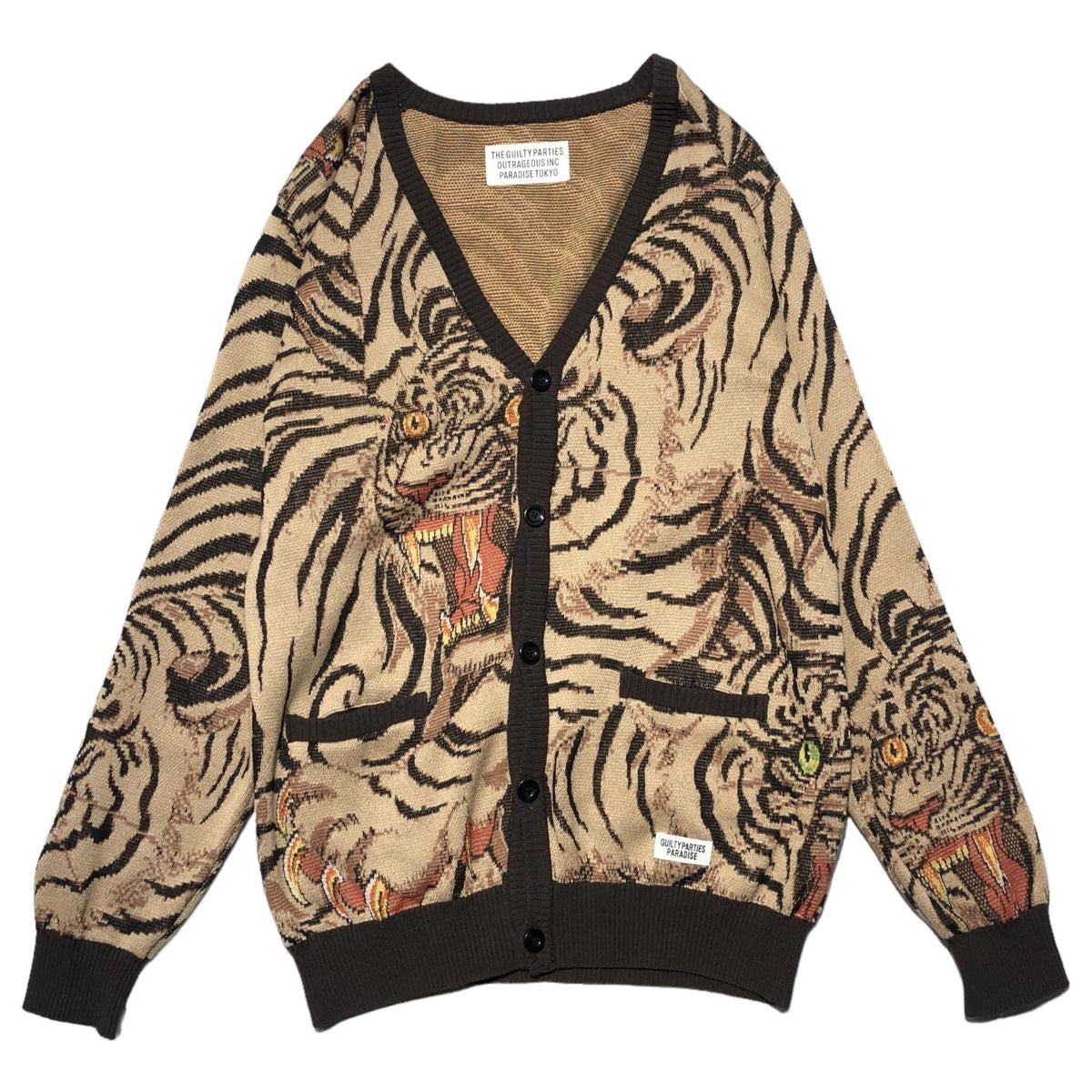 WACKO MARIA(ワコマリア) TIMLEHI JACQUARD CARDIGAN ジャガード 