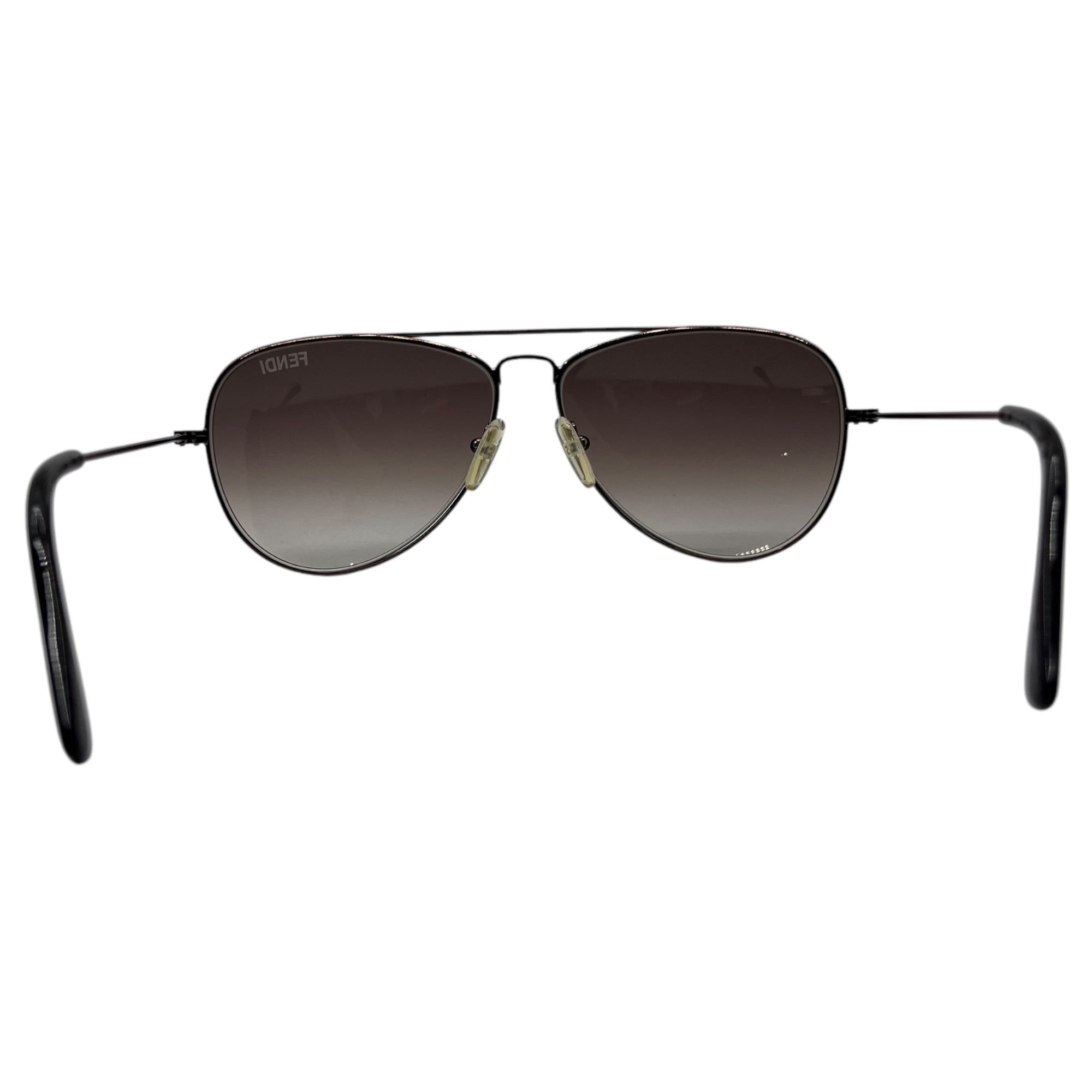 FENDI(フェンディ) Zucca Pattern Modern Teardrop Gradient Brown Smoke Logo Sunglasses ズッカ柄 モダン ティアドロップ グラデーション ブラウン スモーク ロゴ サングラス FS5119 62□13 ゴールド ケース付