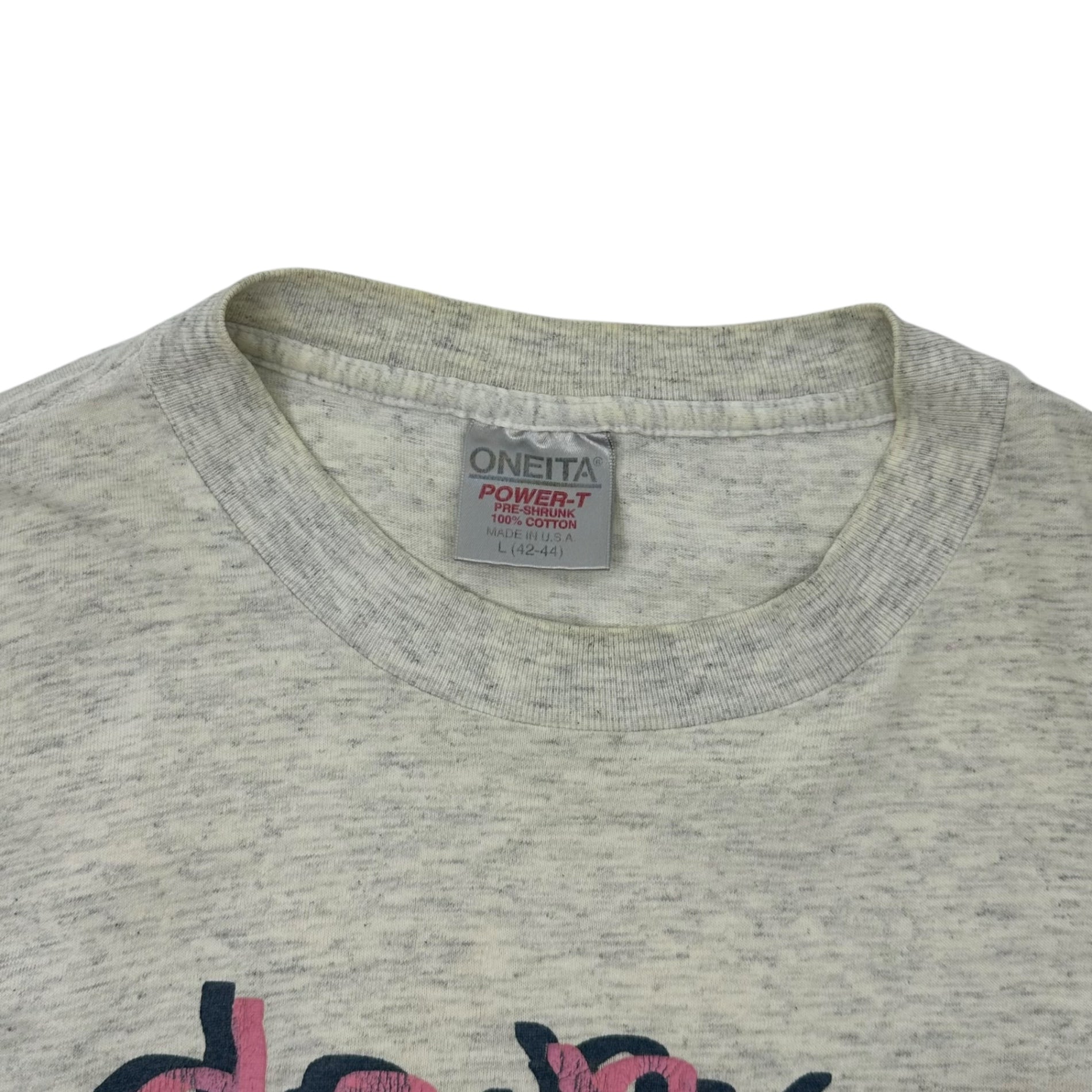 UNDERCOVER(アンダーカバー) 90's Hand Printed Riot Police Print ONE AND ONLY “PUNK” T-Shirt 90年代 手刷り 機動隊 プリント ONE AND ONLY「パンク」Tシャツ L ライトグレー